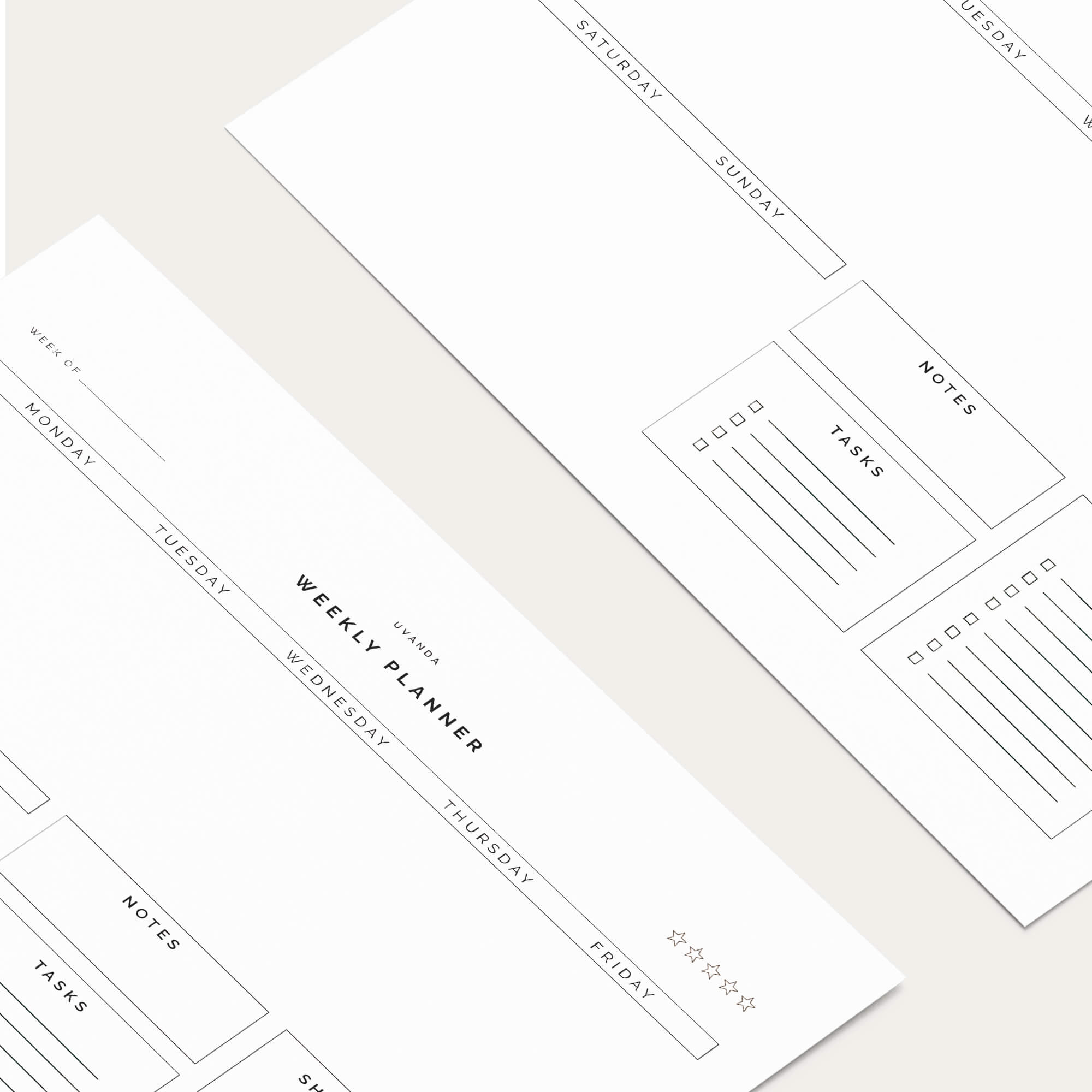 Daily Planner Undated Calendar how it looks
