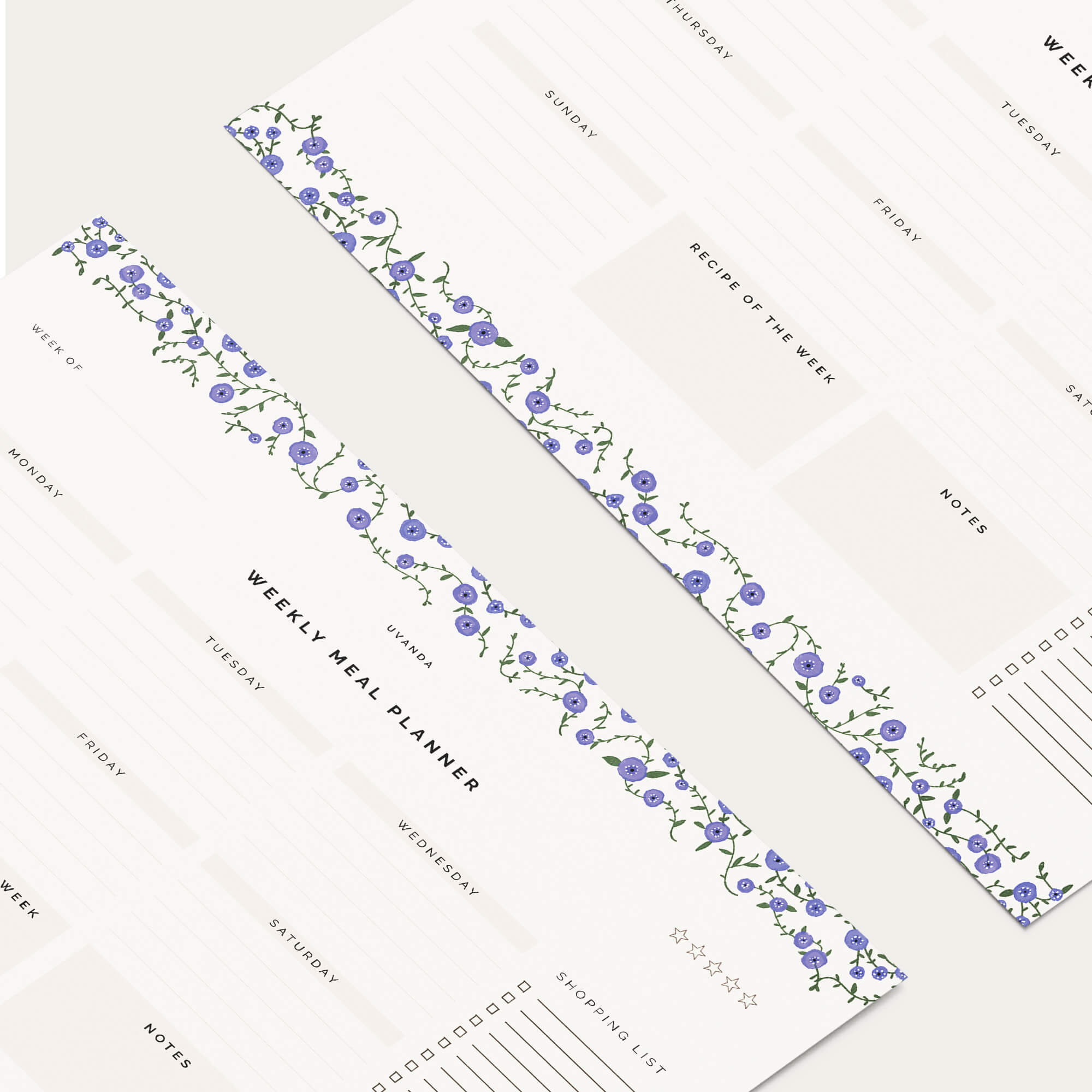 meal calendar how it looks