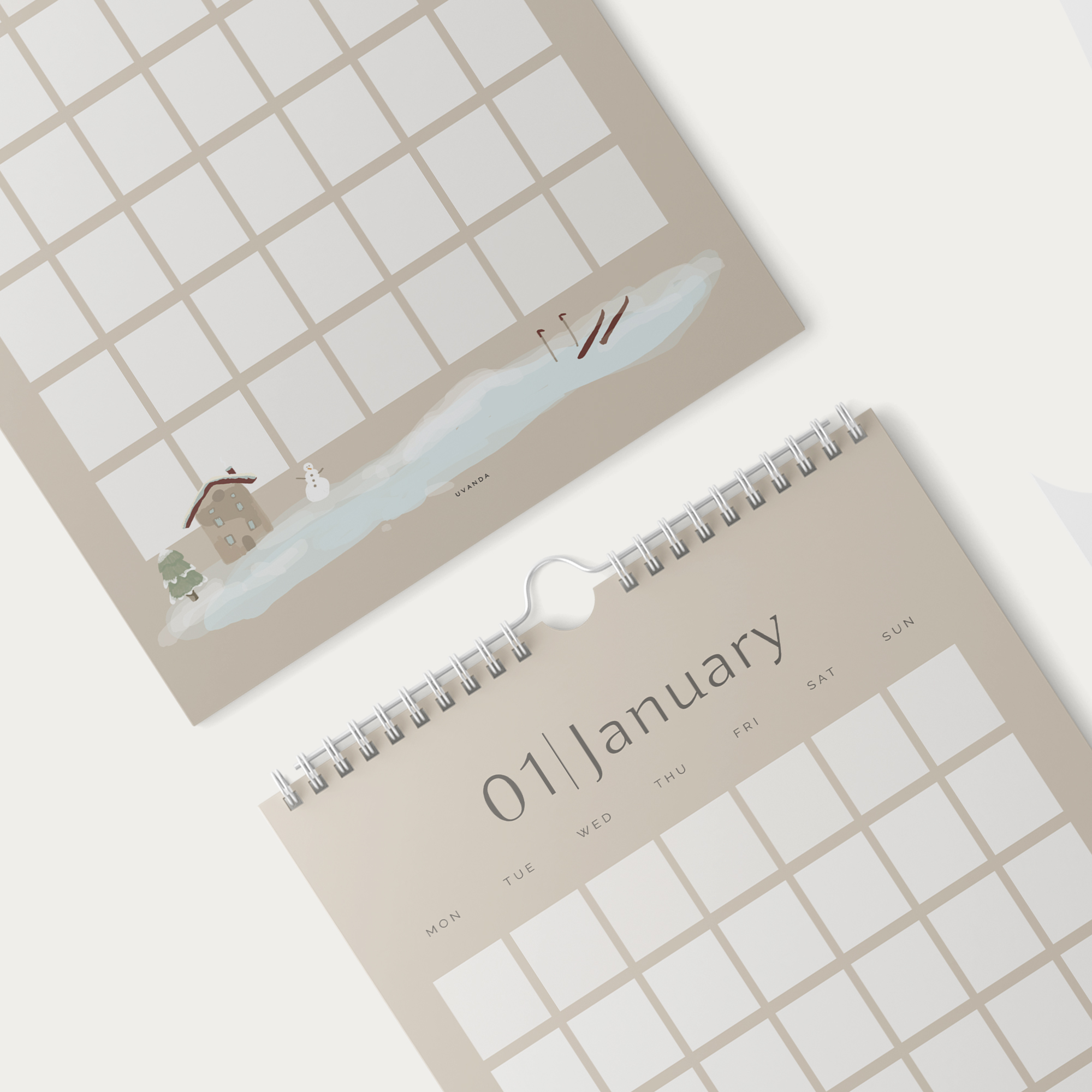 undated calendar 2023