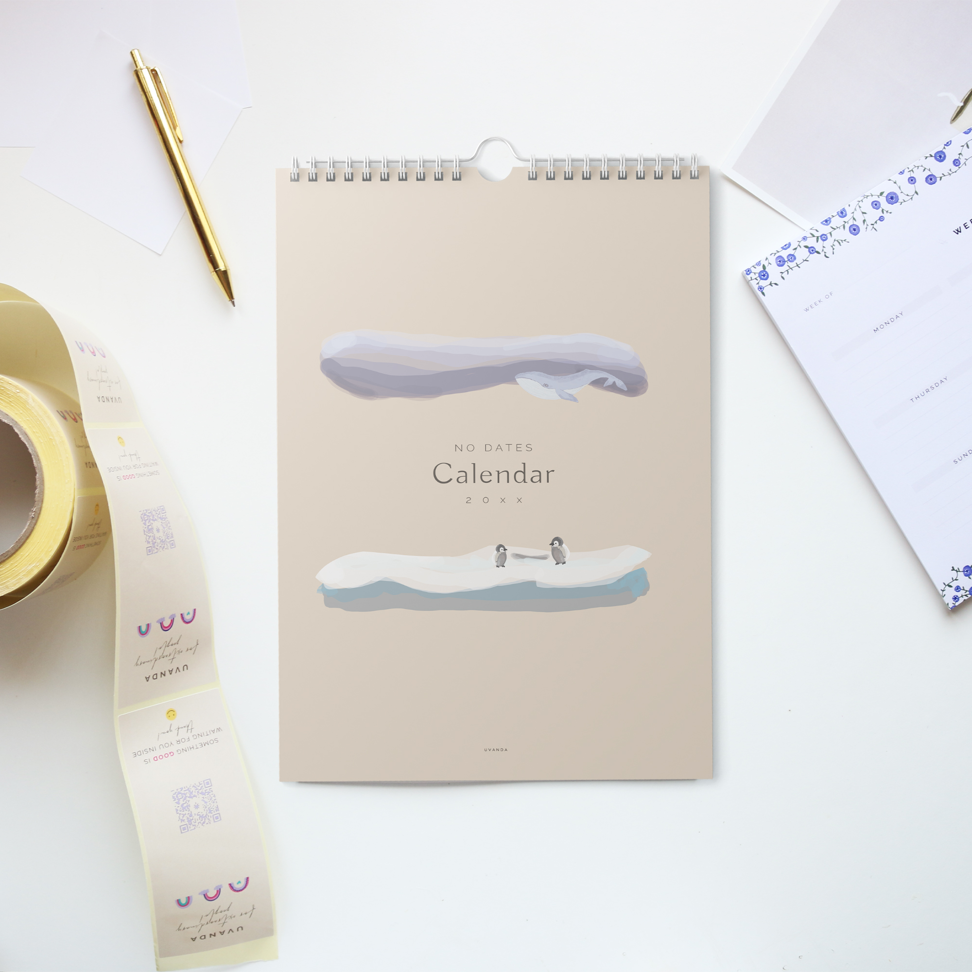 undated planner calendar 2023