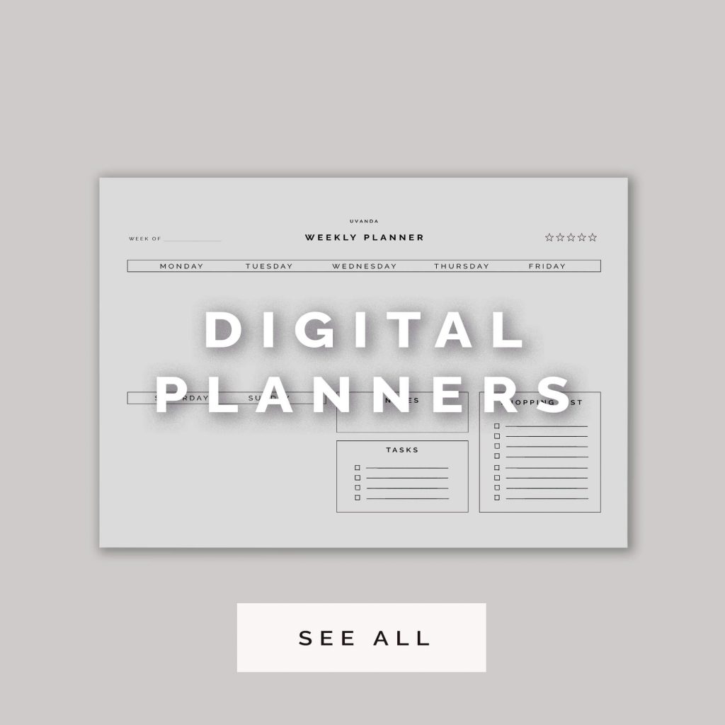 PRINTABLE PLANNER digital pdf
