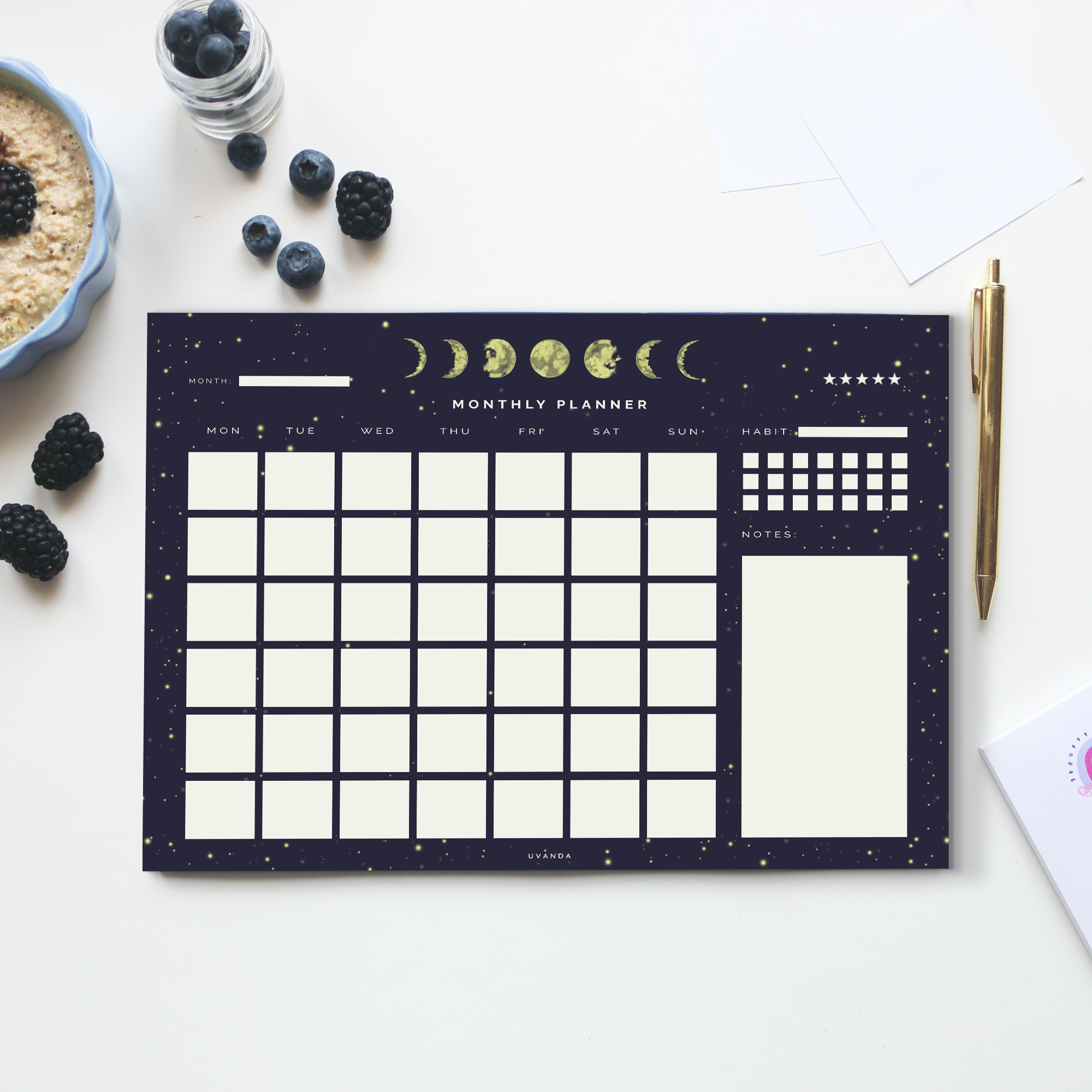 undated monthly planner which is the best month planner