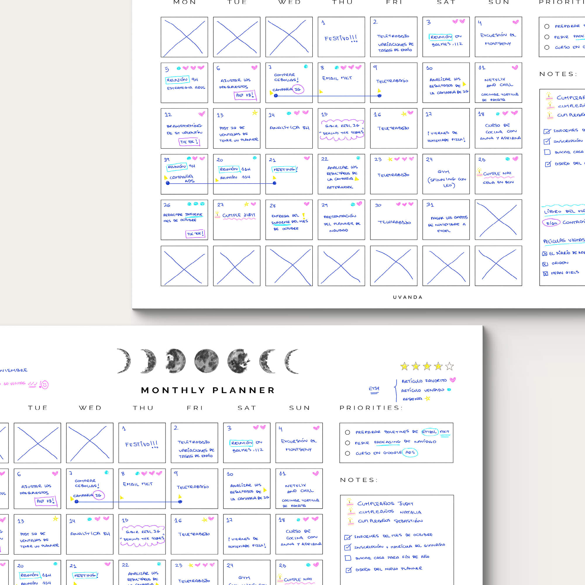 Monthly Moon Printable - Image 5