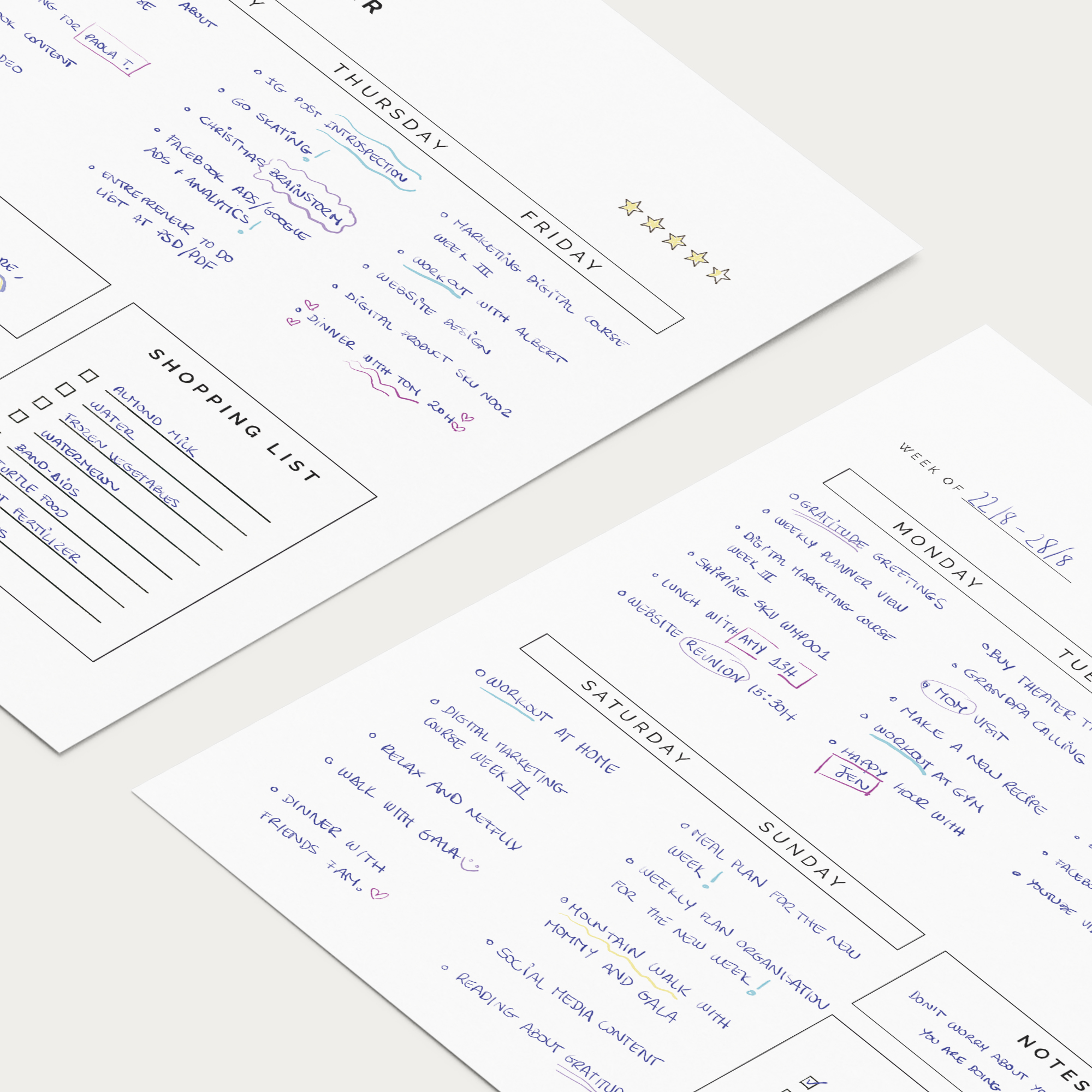 Weekly Simple Printable - Image 5