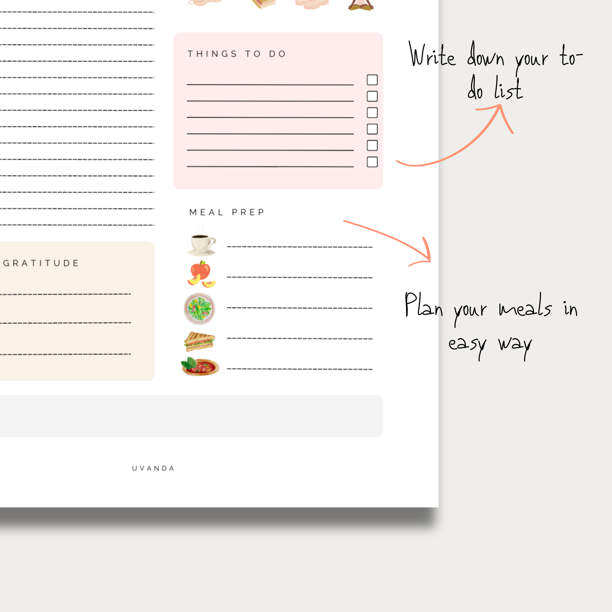 Happy Rose - Digital Daily Planner - Image 4