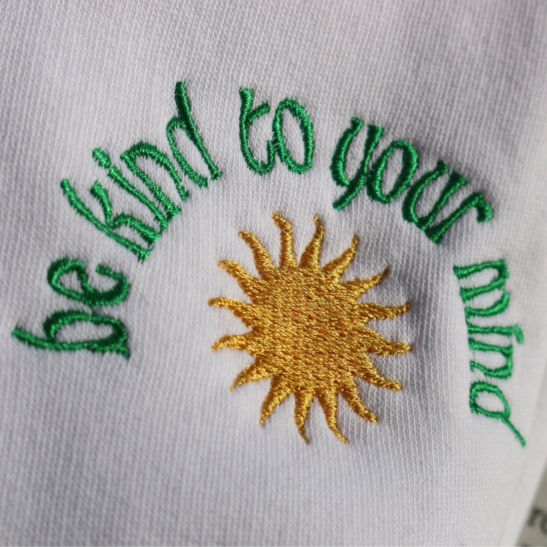Be Kind To Your Mind - Embroidered Sweatshirt - Image 3