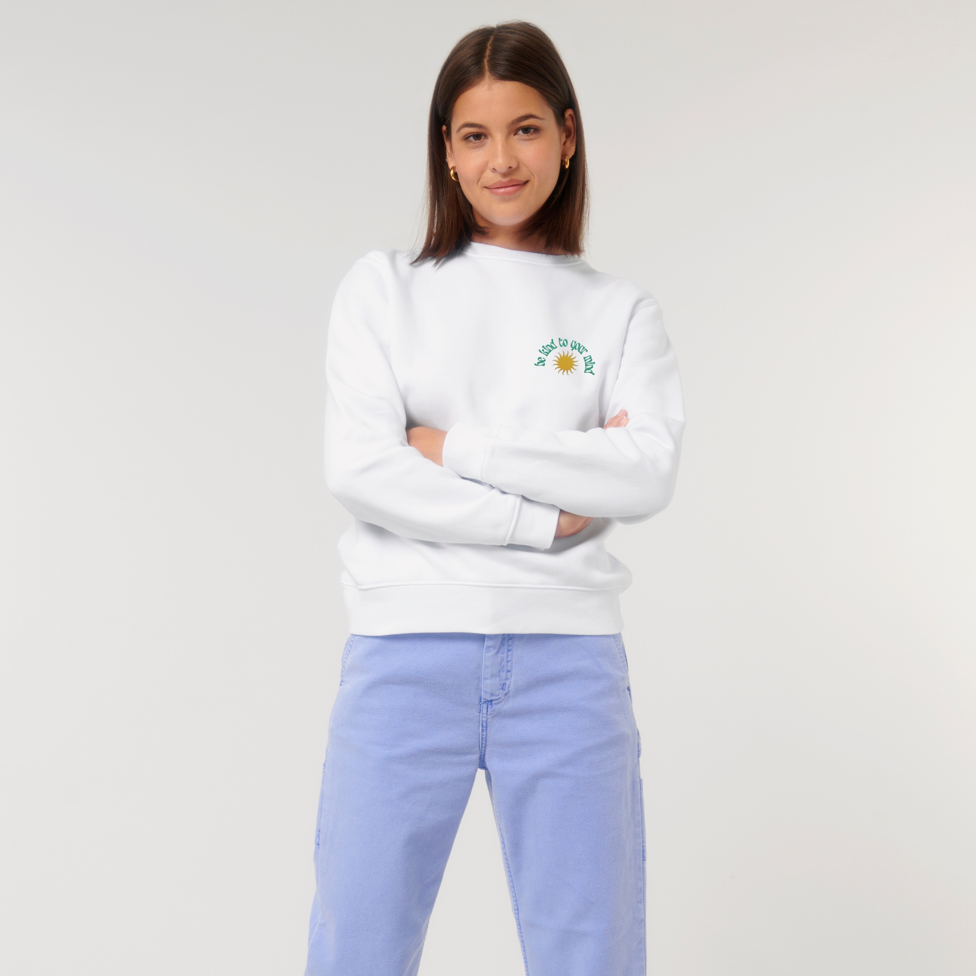 Be Kind To Your Mind - Embroidered Sweatshirt - Image 12