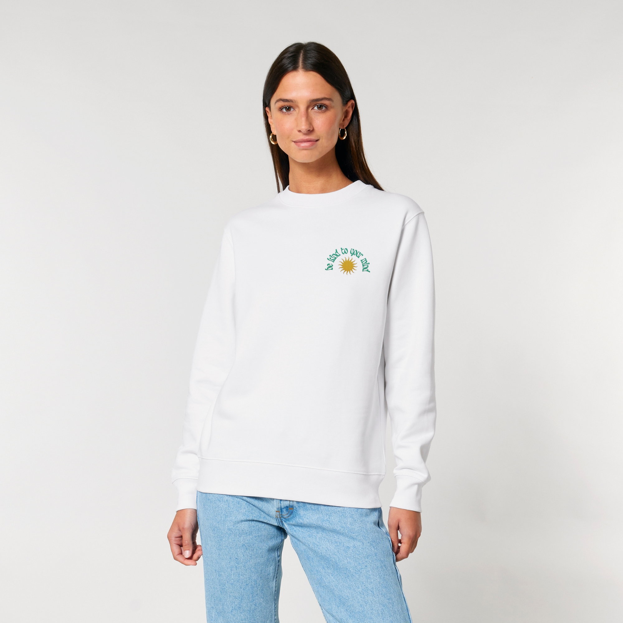 Be Kind To Your Mind - Embroidered Sweatshirt - Image 10