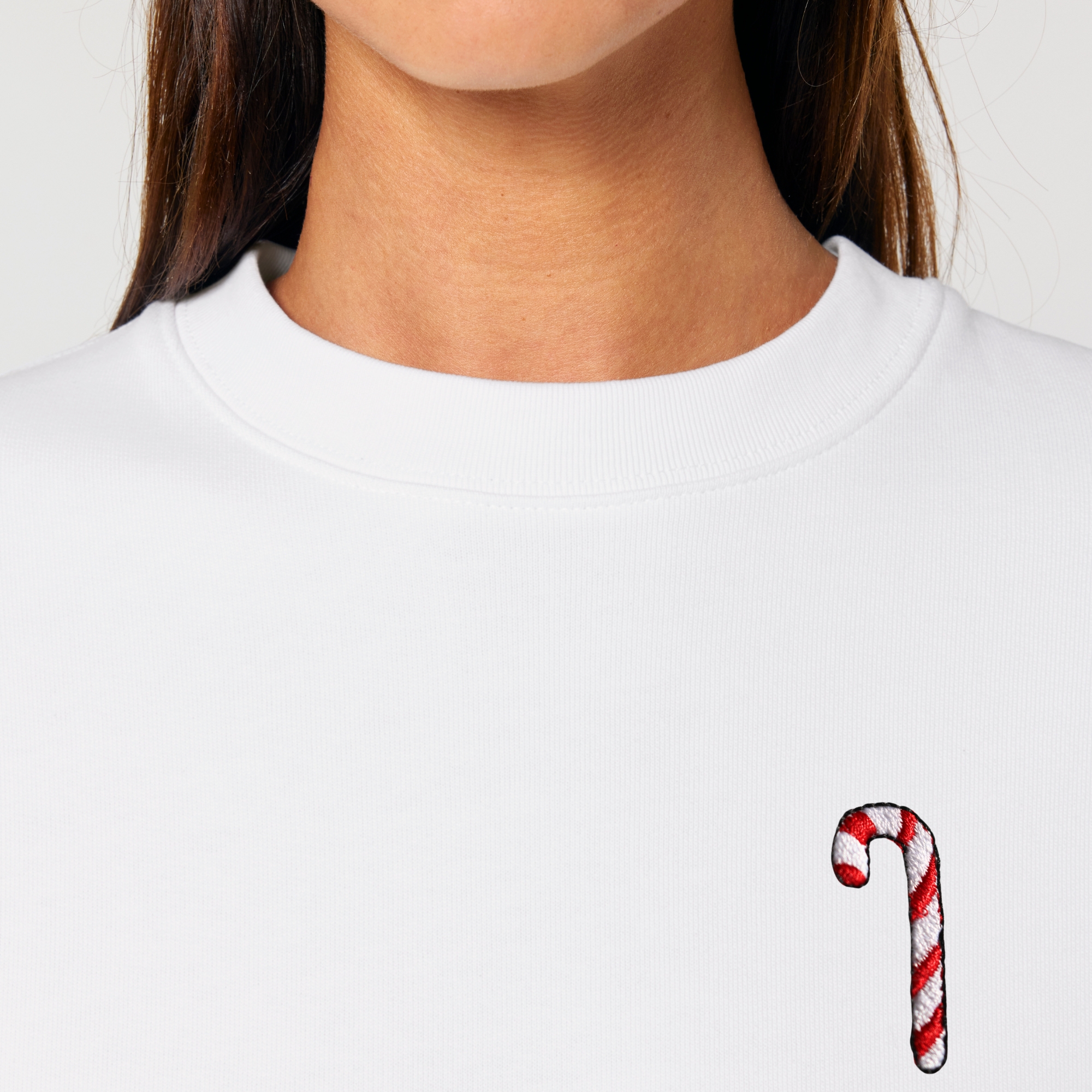 Christmas Hoodie - Candy Cane Embroidery - Image 16