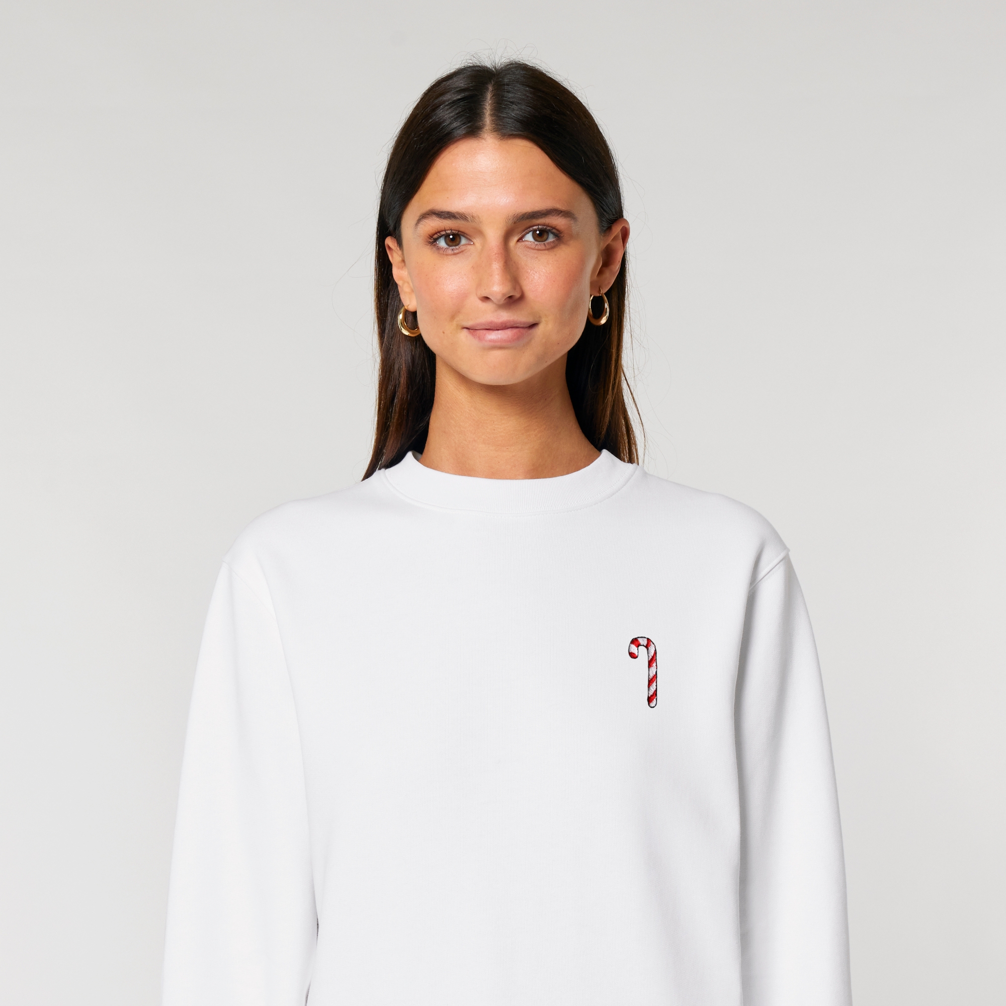 Christmas Hoodie - Candy Cane Embroidery - Image 6