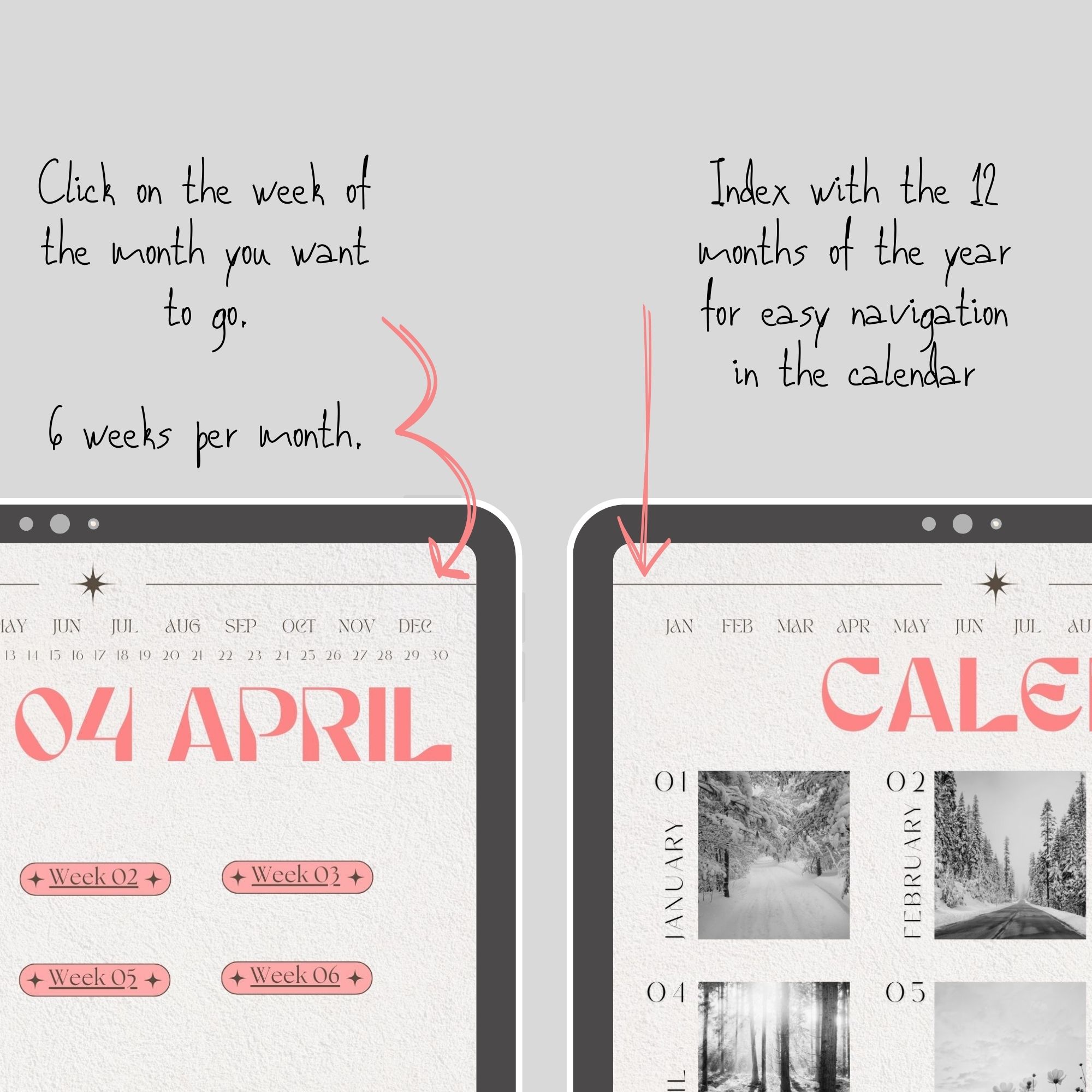 My Best Version - Aesthetic Weekly Planner Hyperlinked - Image 7