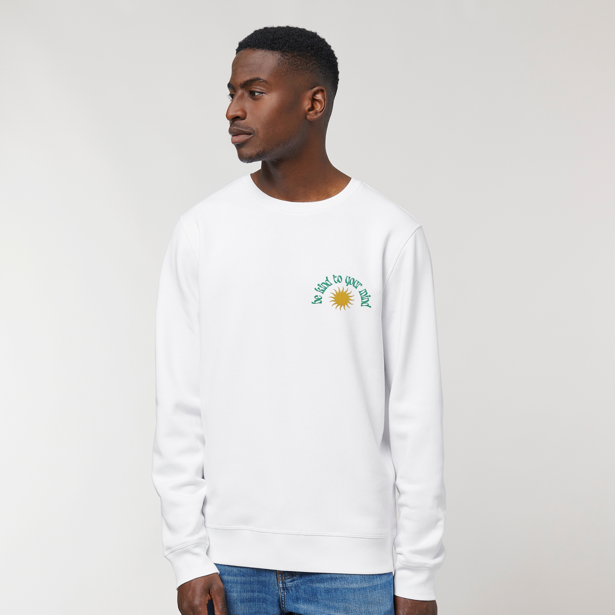 Be Kind To Your Mind - Embroidered Sweatshirt - Image 6