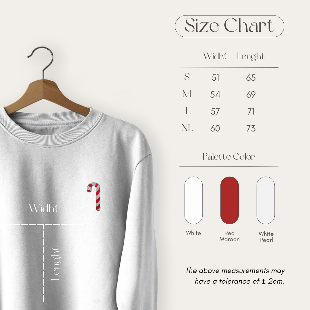 Christmas Hoodie - Candy Cane Embroidery - Image 17