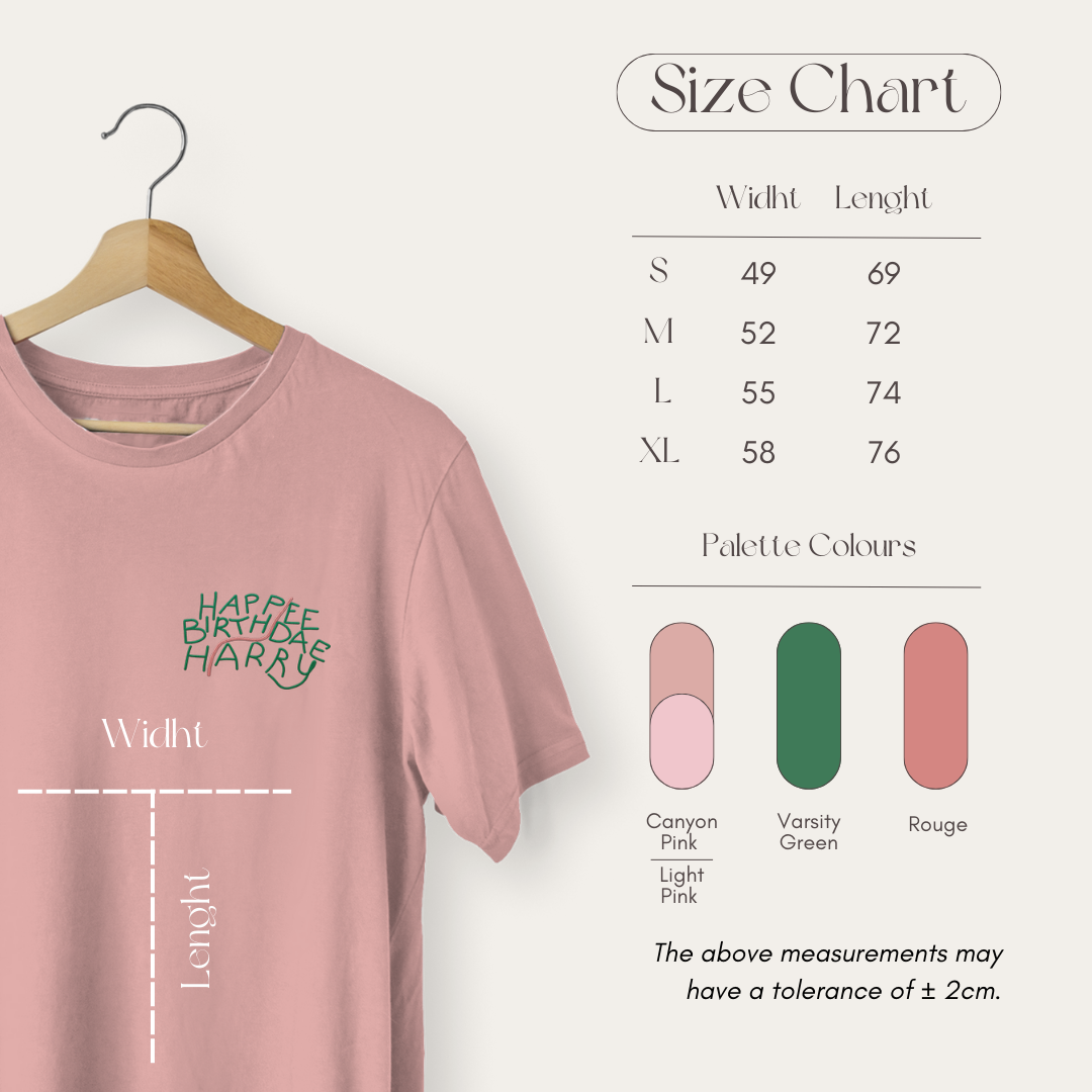 Happee Birthdae Harry - Embroidered T-Shirt - Image 6