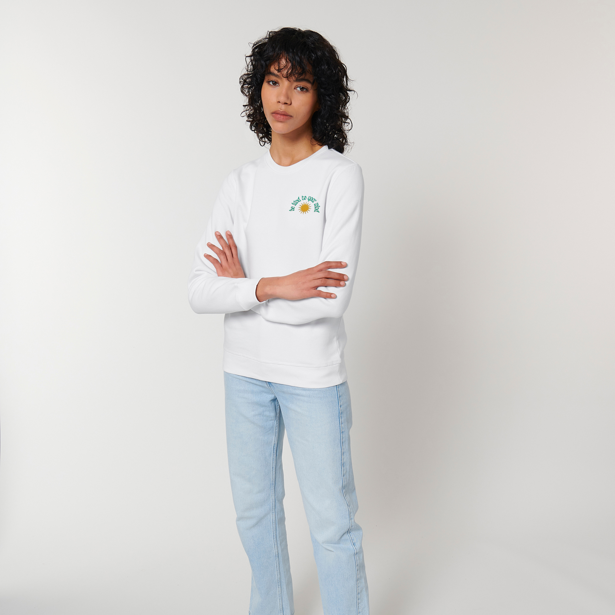 Be Kind To Your Mind - Embroidered Sweatshirt - Image 4