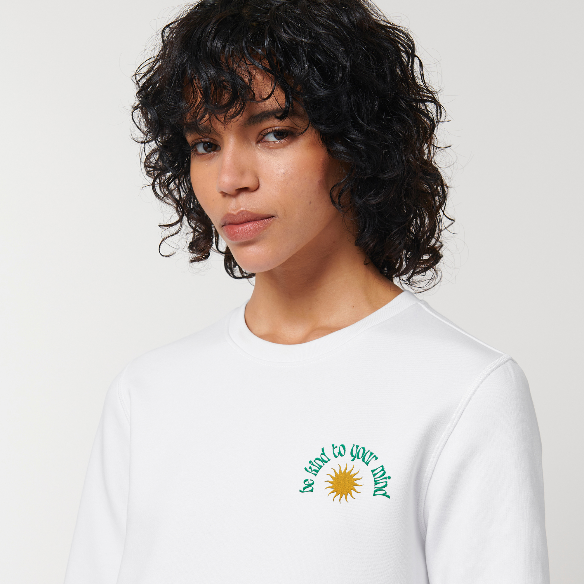 Be Kind To Your Mind - Embroidered Sweatshirt - Image 11