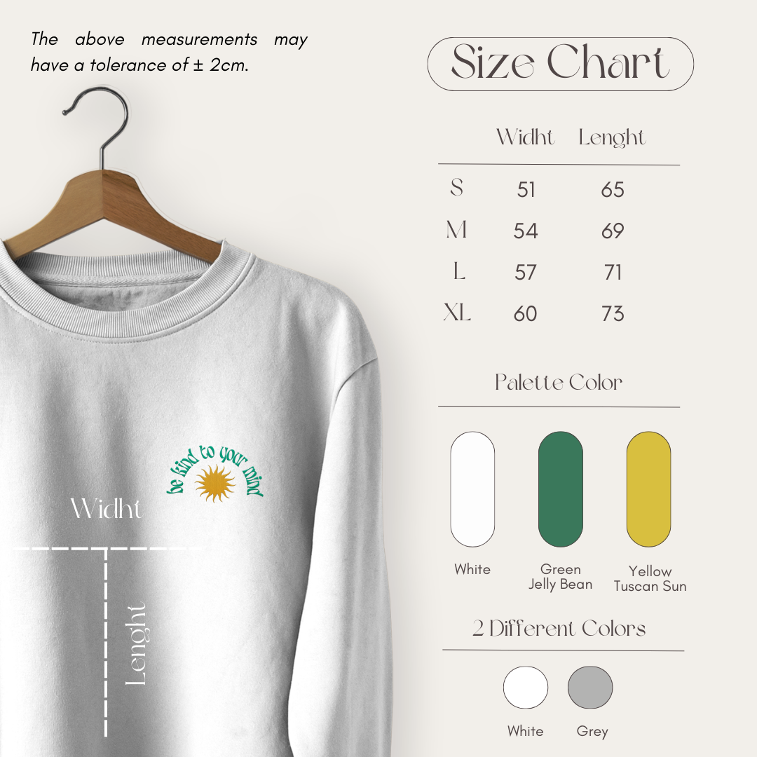 Be Kind To Your Mind - Embroidered Sweatshirt - Image 15