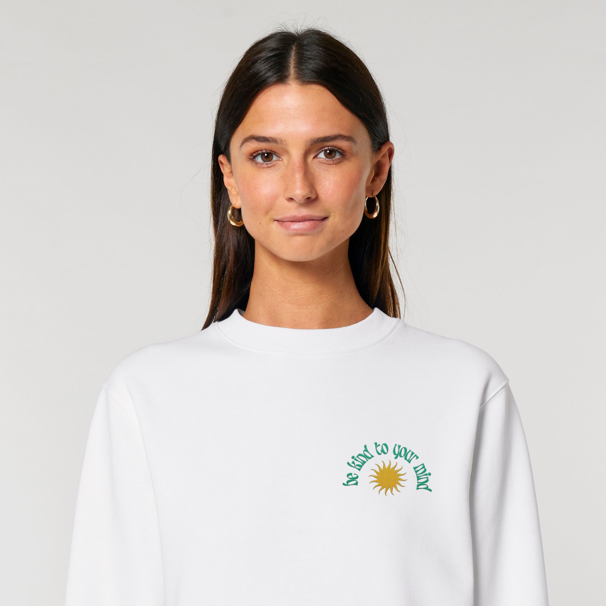 Be Kind To Your Mind | Embroidered Sweatshirt