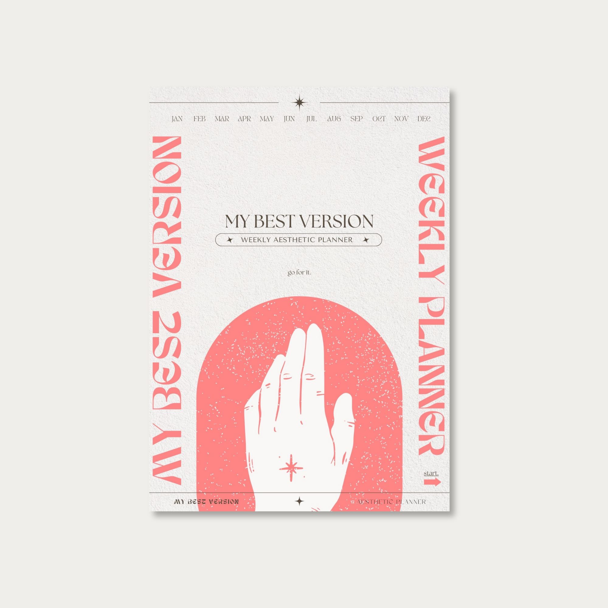 aesthetic planner hyperlinked