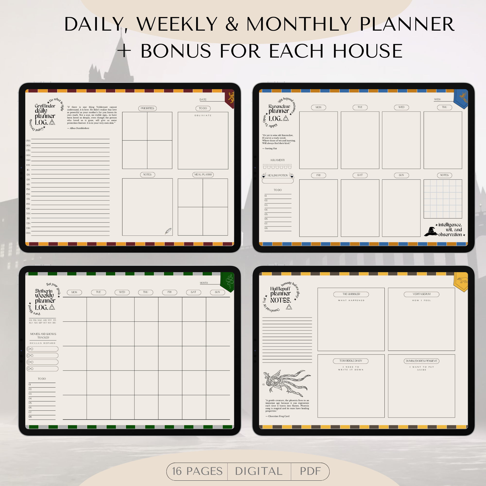 Hogwarts Houses Planner - Image 2