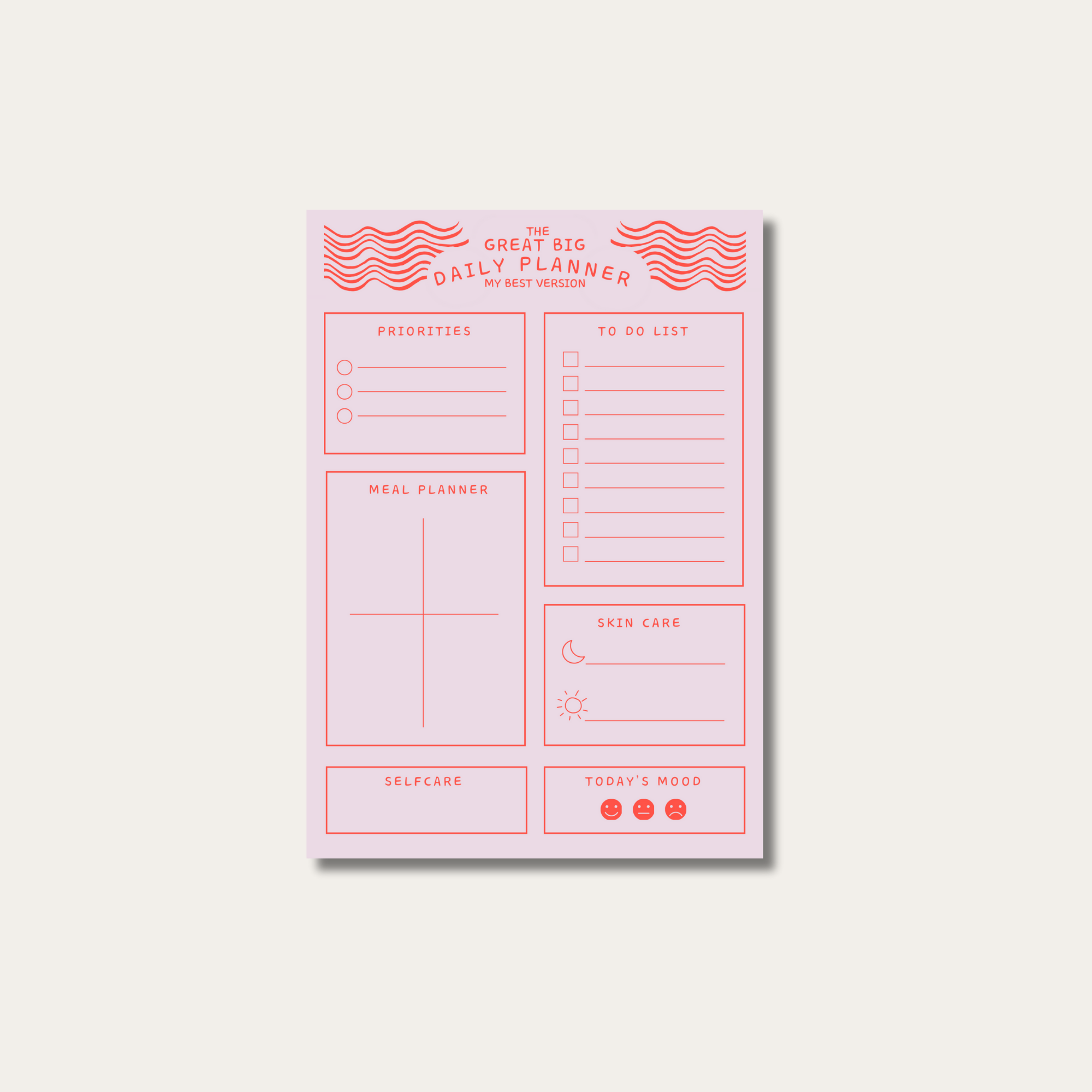 The Great Big - Daily Planner