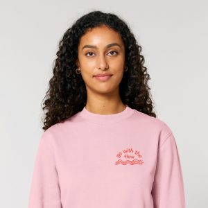 Go With The Flow Embroidered Hoodie