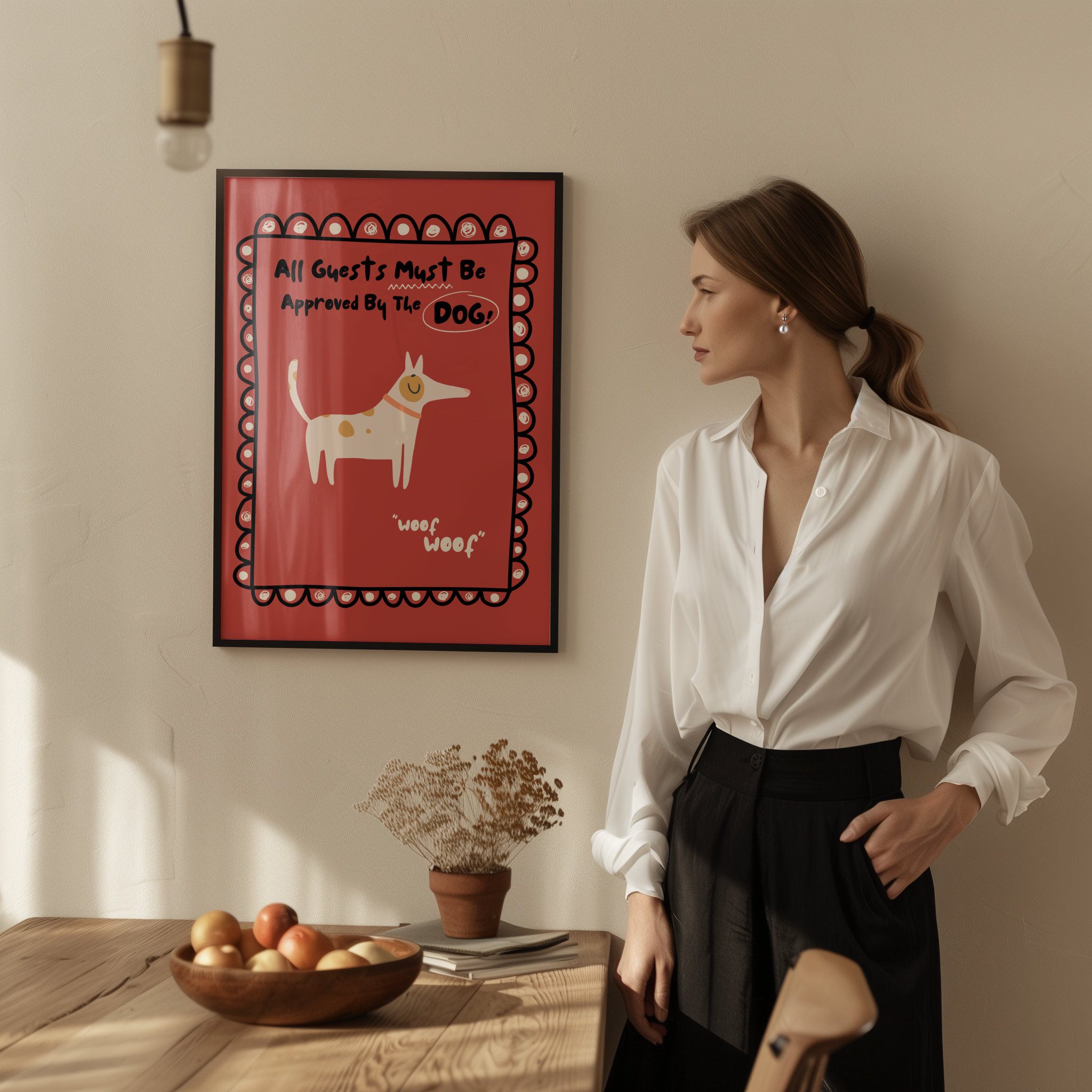 All Guests Must Be Approved By The Dog - Image 10