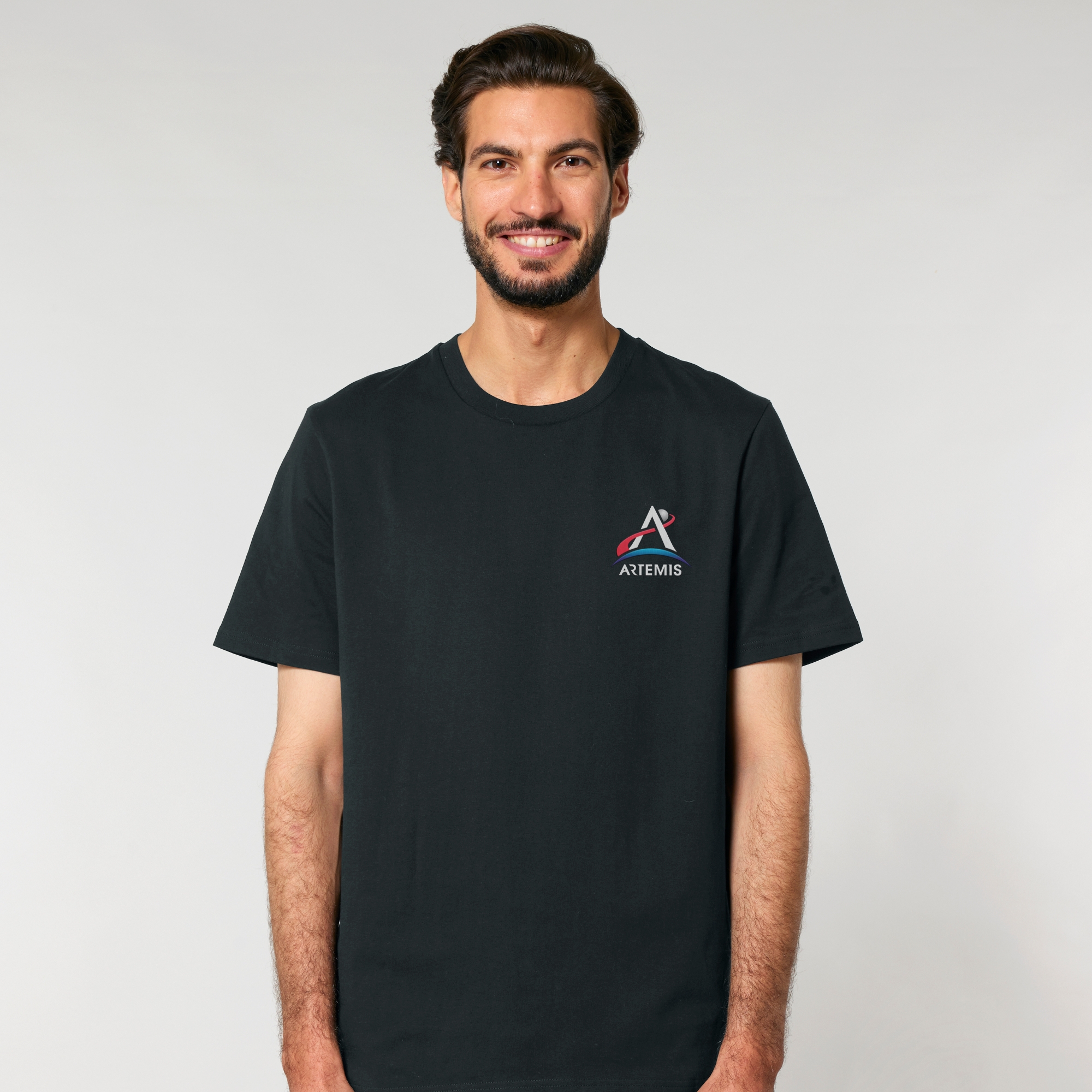 Minimalist NASA Artemis T-shirt design