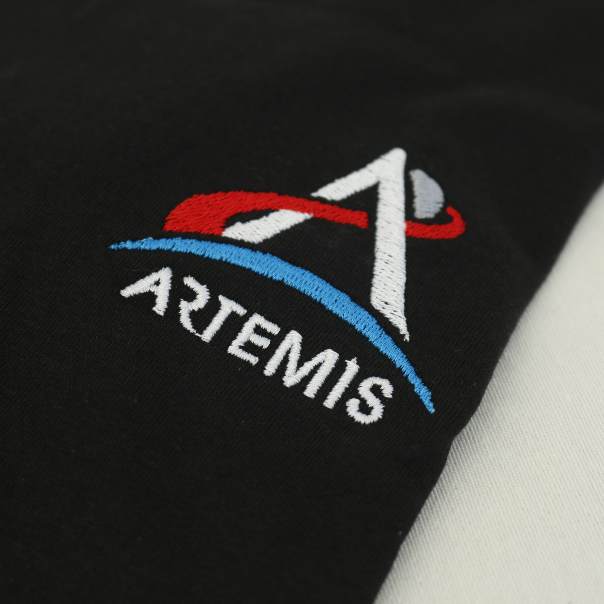 NASA Artemis embroidered T-shirt with iconic logo