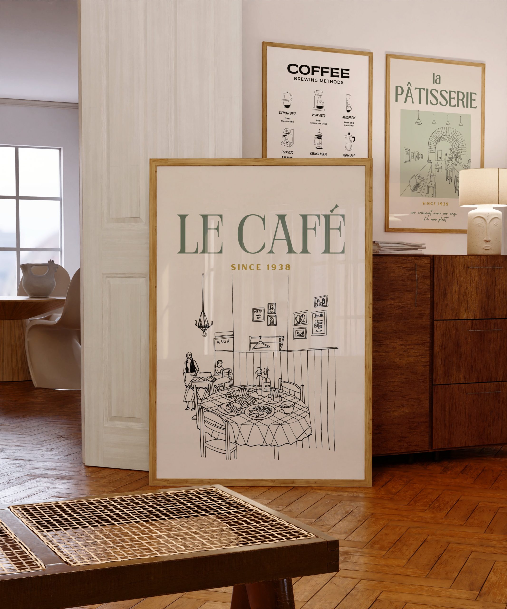 Set of 2 - Cafe Wall Art - Image 5