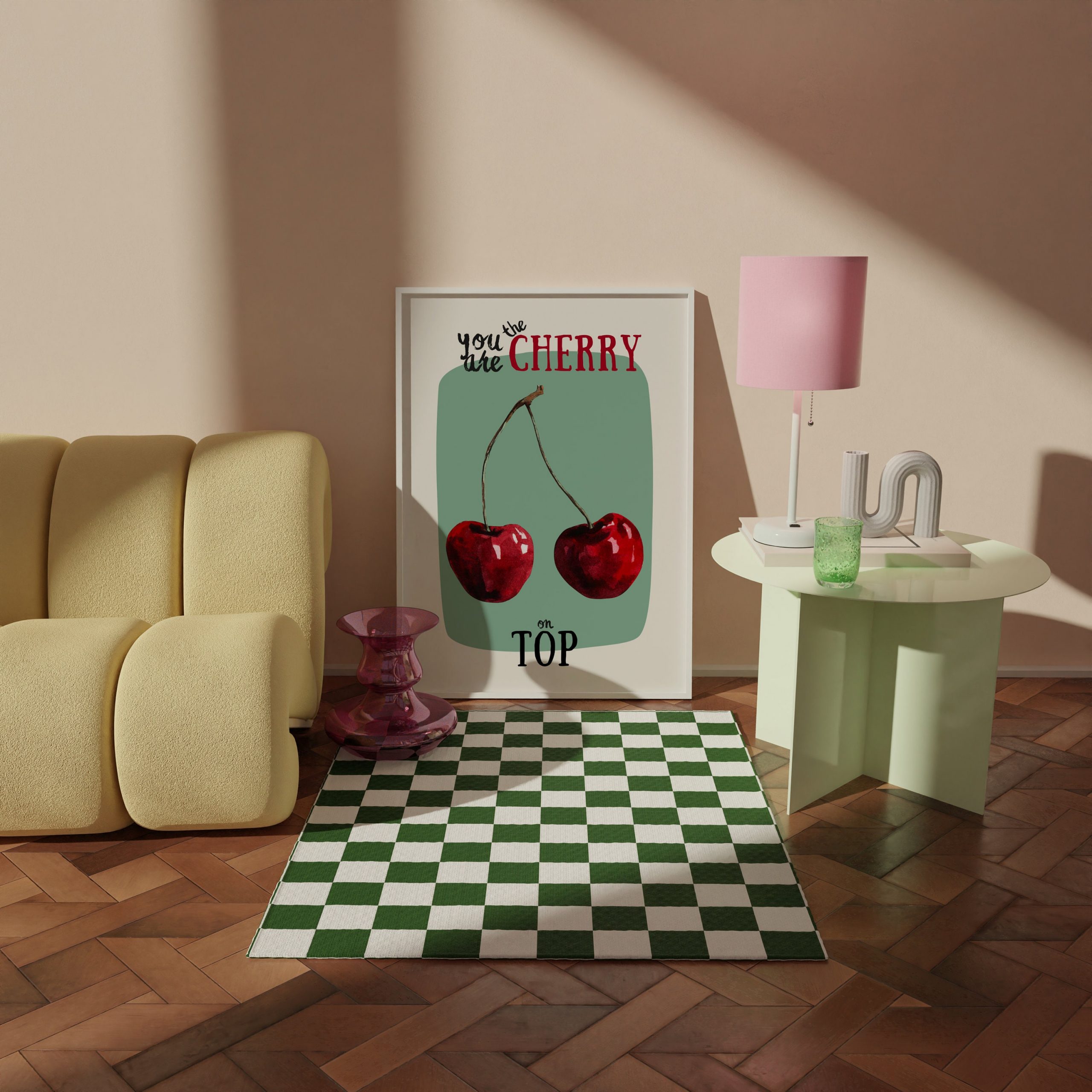 Cherry on Top - Coquette Print Green - Image 6