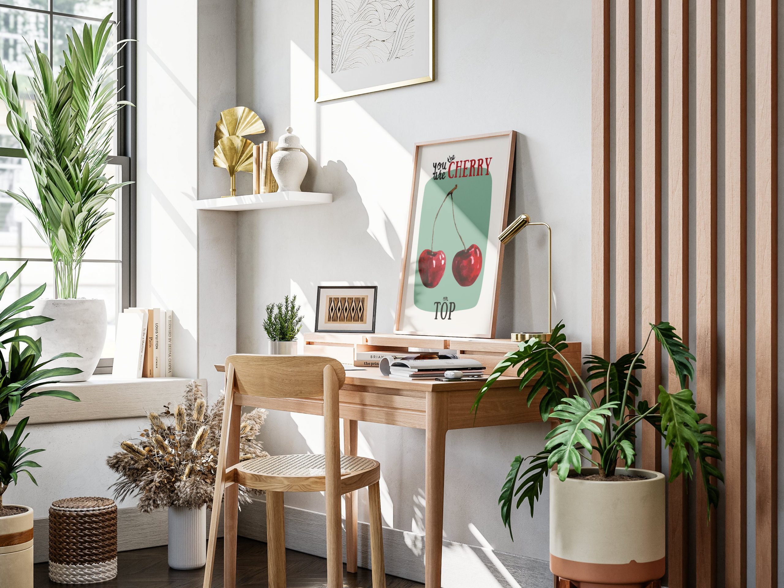 Cherry on Top - Coquette Print Green - Image 7