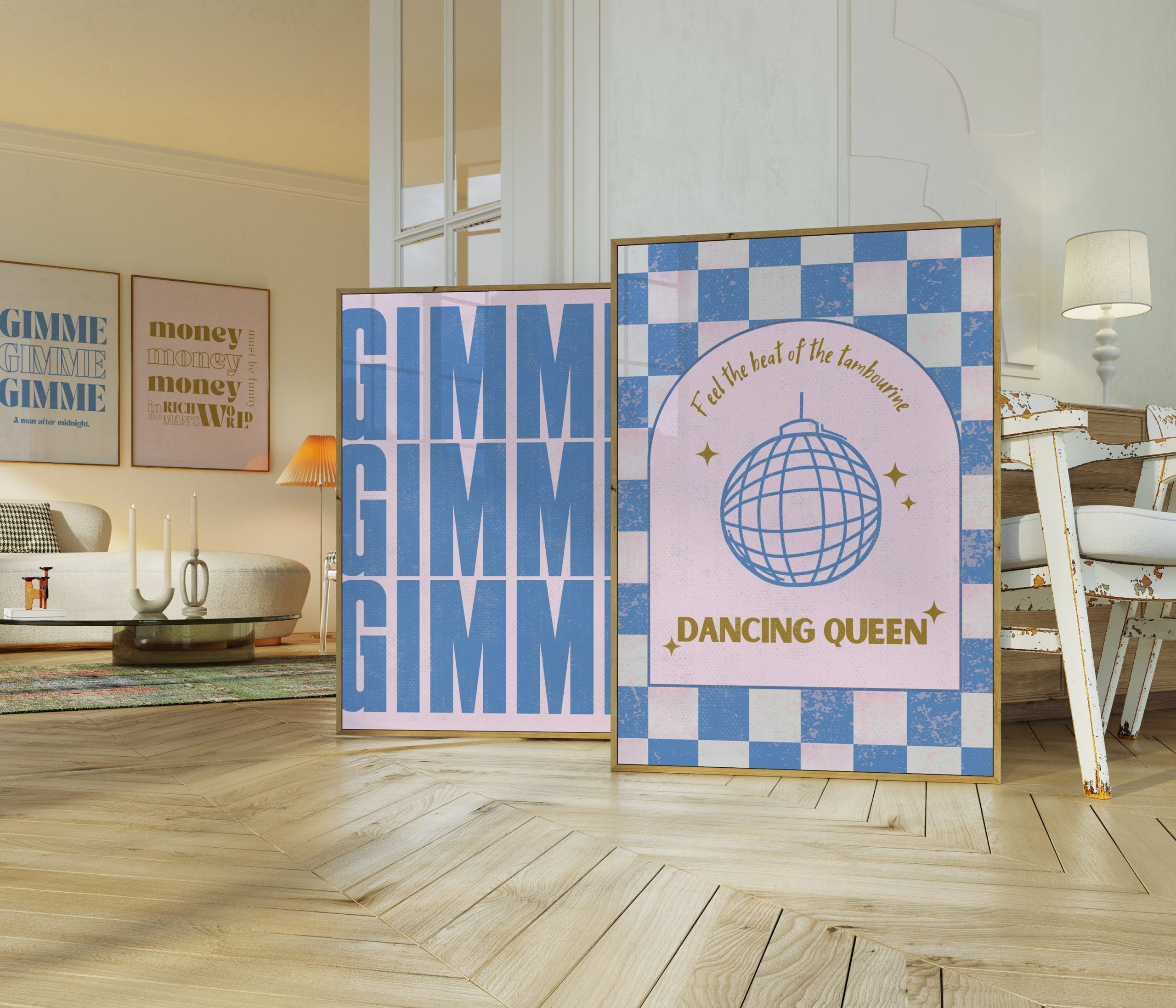 Dancing Queen 70s - Blue - Image 5