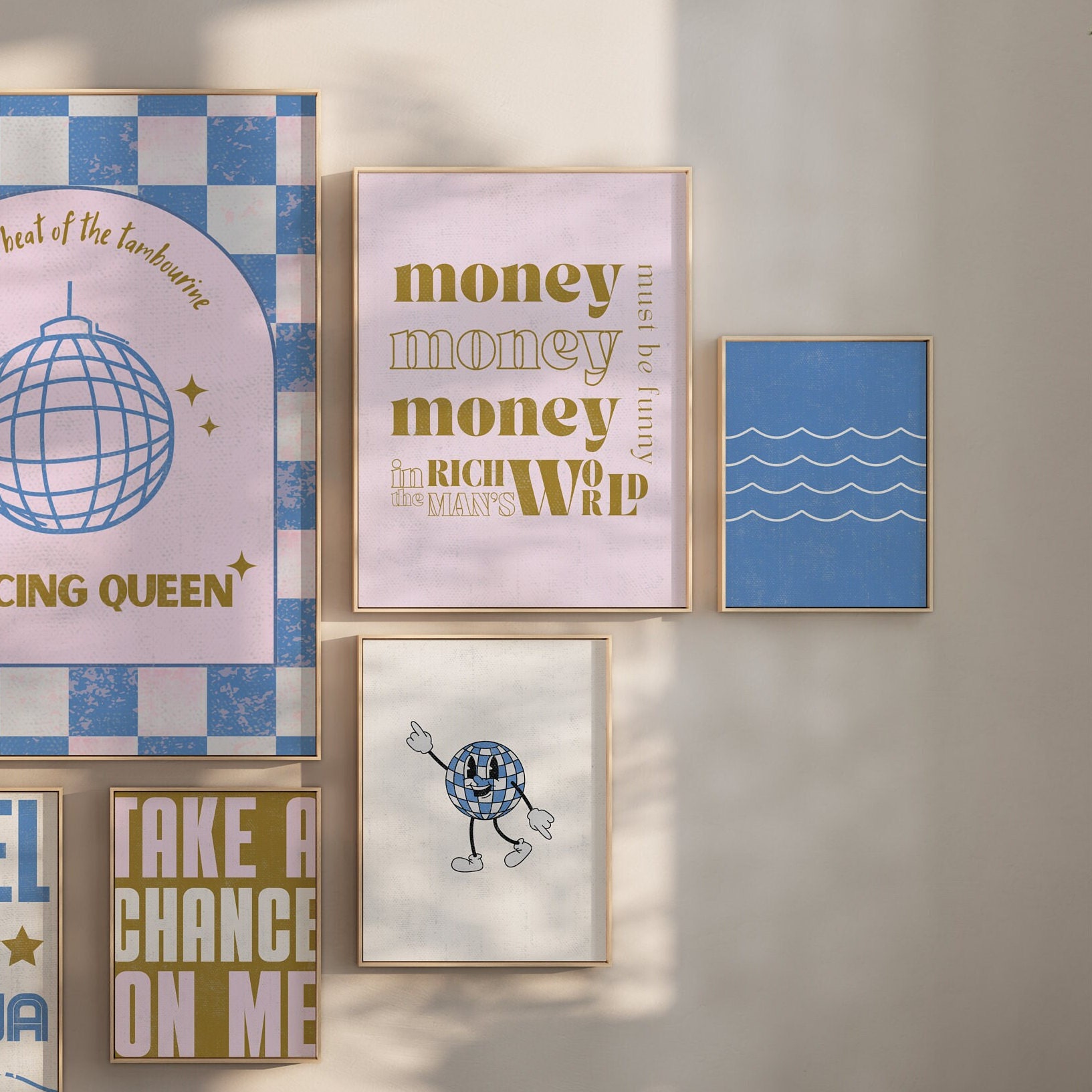 Set of 9 - Dancing Queen Gallery Wall Art - Image 6