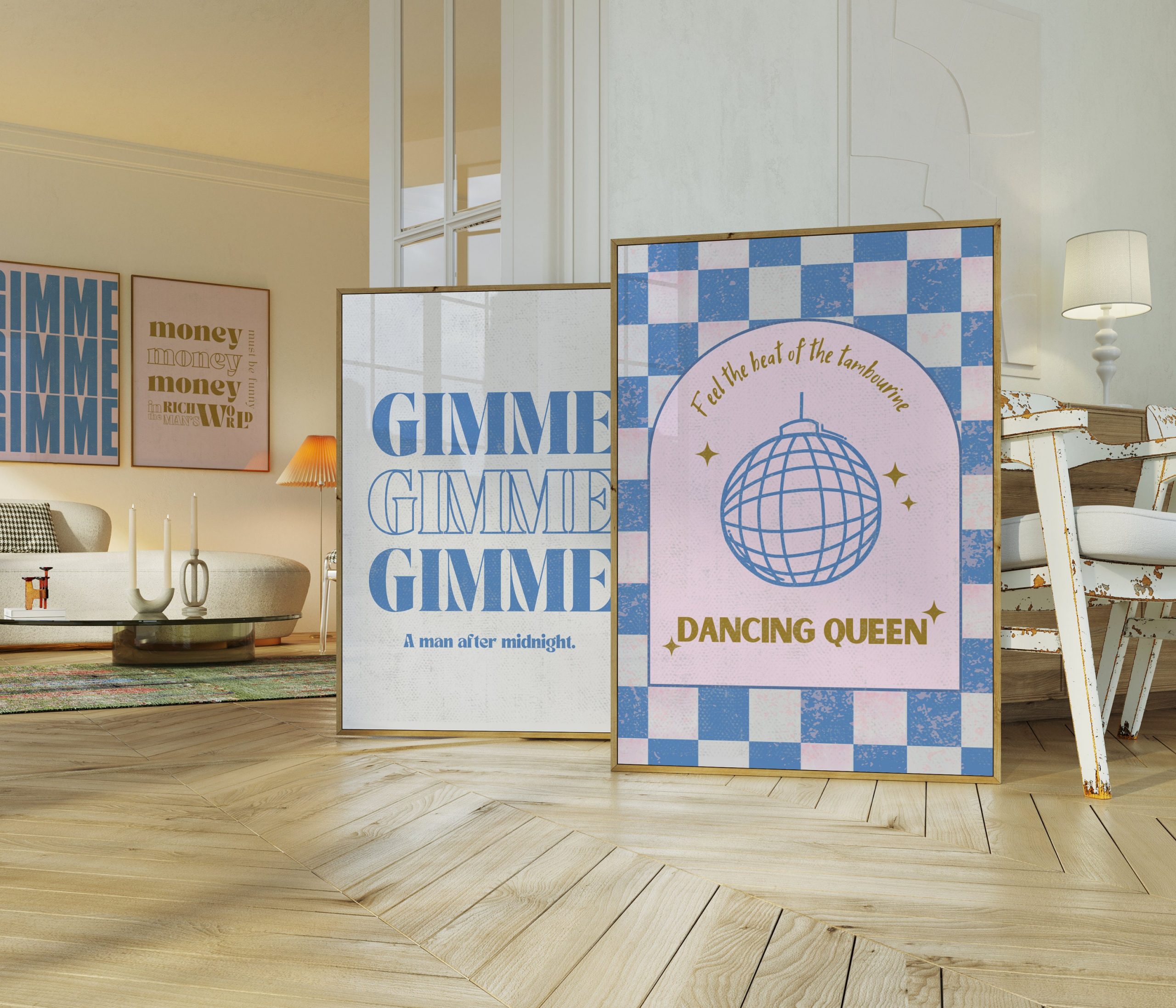 Dancing Queen 70s - Blue - Image 8