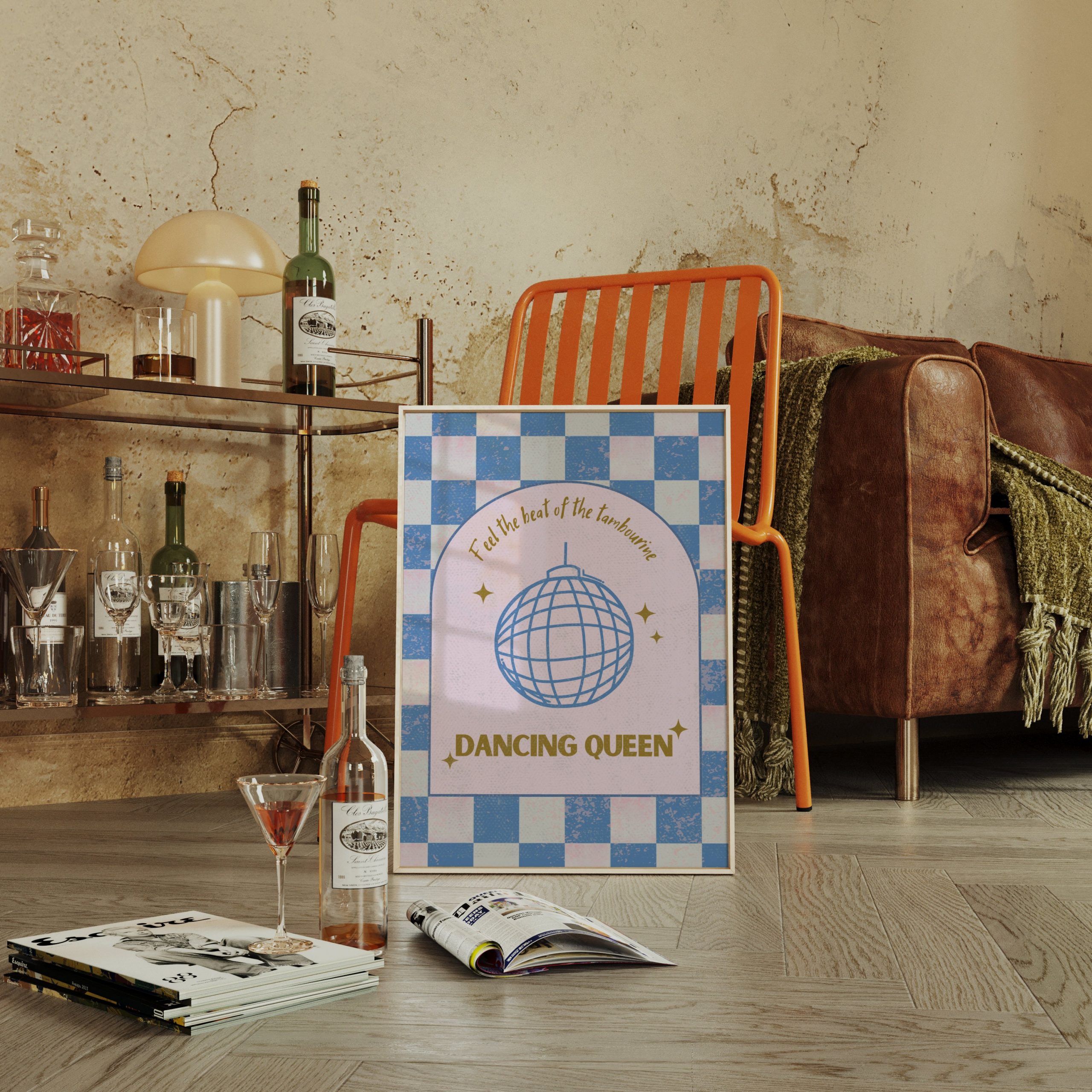 Dancing Queen 70s - Blue - Image 7