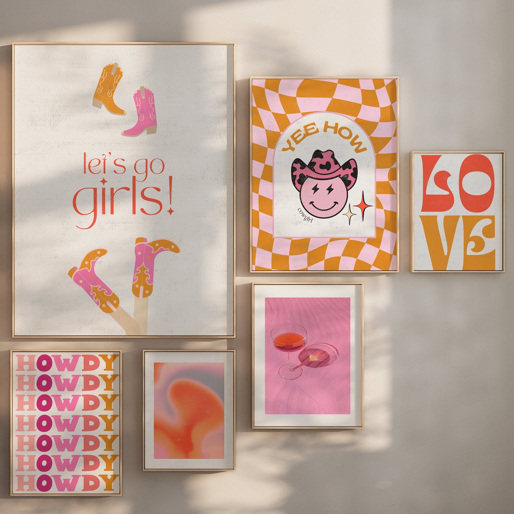 Set of 9 - Cowgirl Gallery Wall Art - Image 5