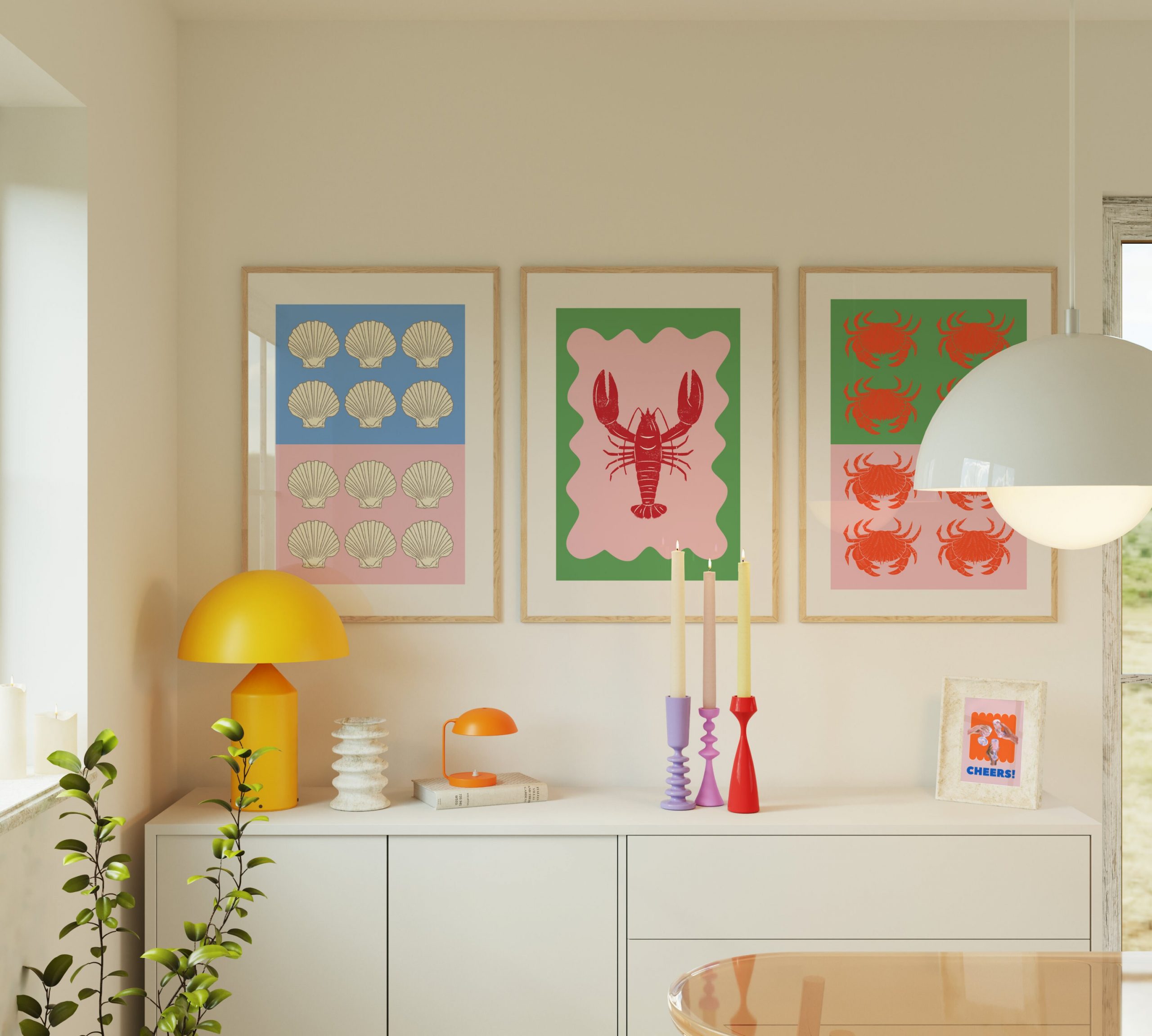 Lobster - Wavy Frame Green - Image 6