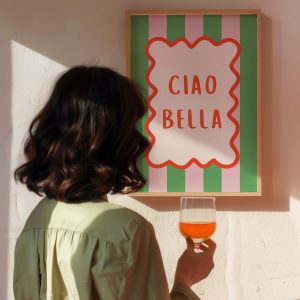 Ciao Bella - Green Exposition Mockup