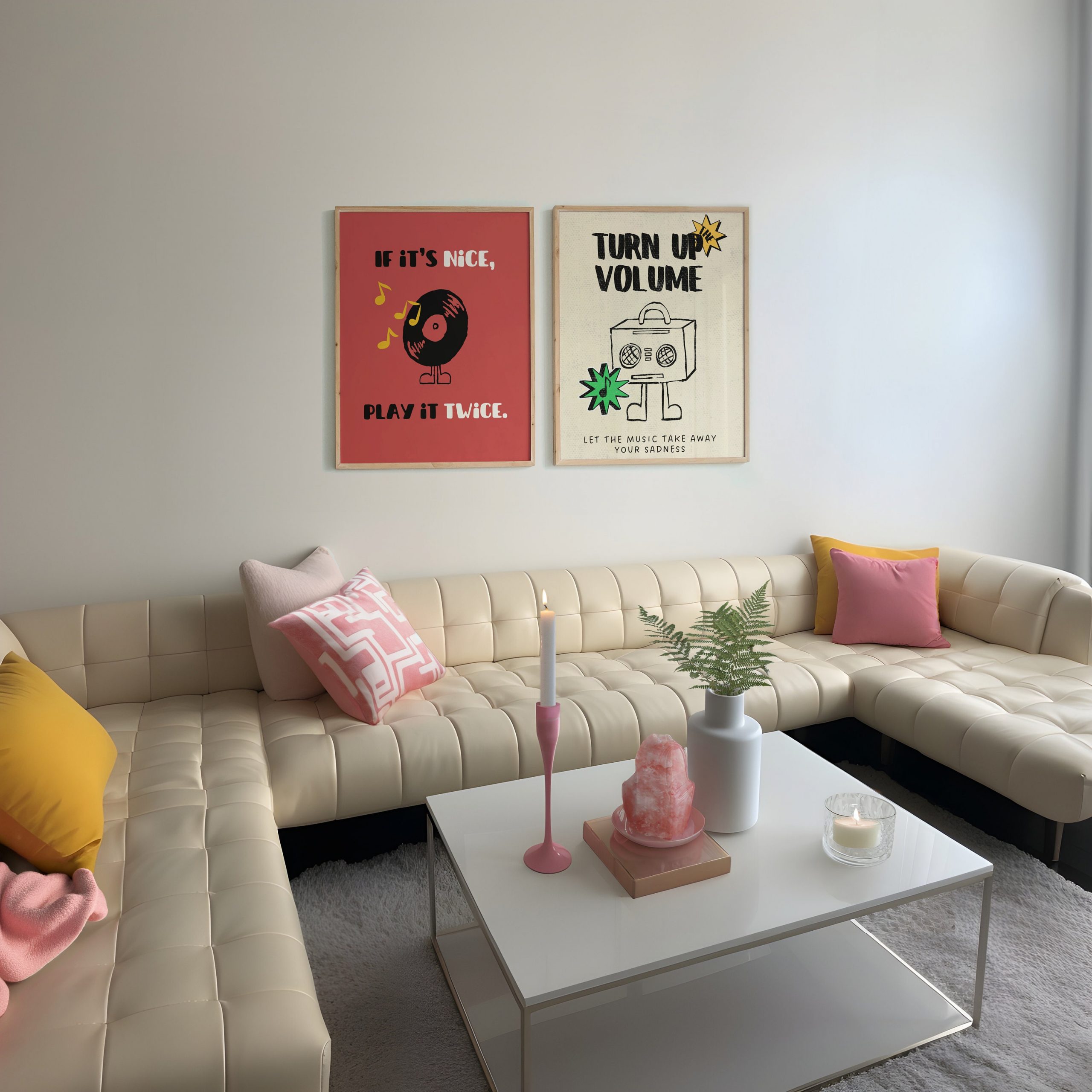 Set of 3 - Retro Music Band Print - Image 9