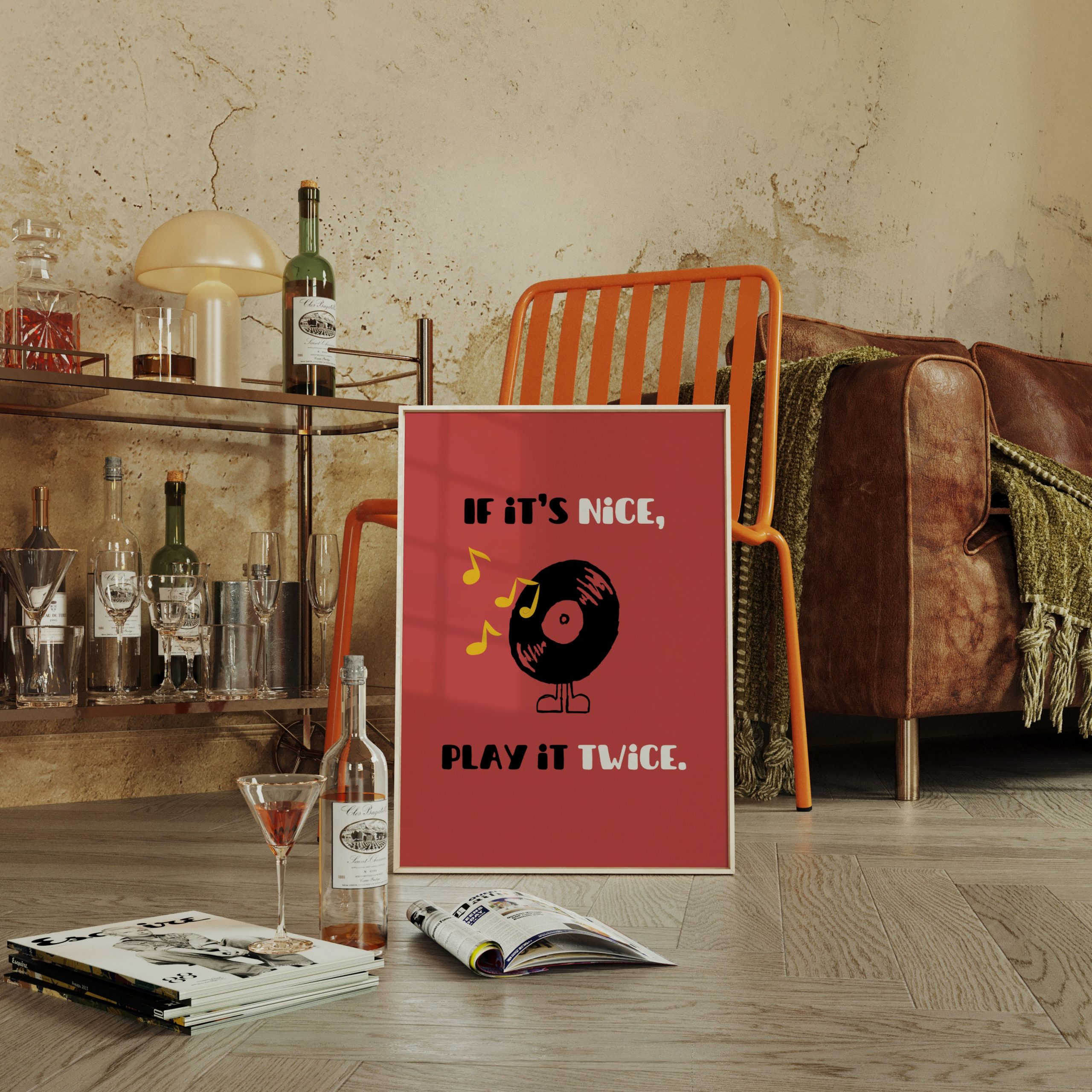 Set of 3 - Retro Music Band Print - Image 4