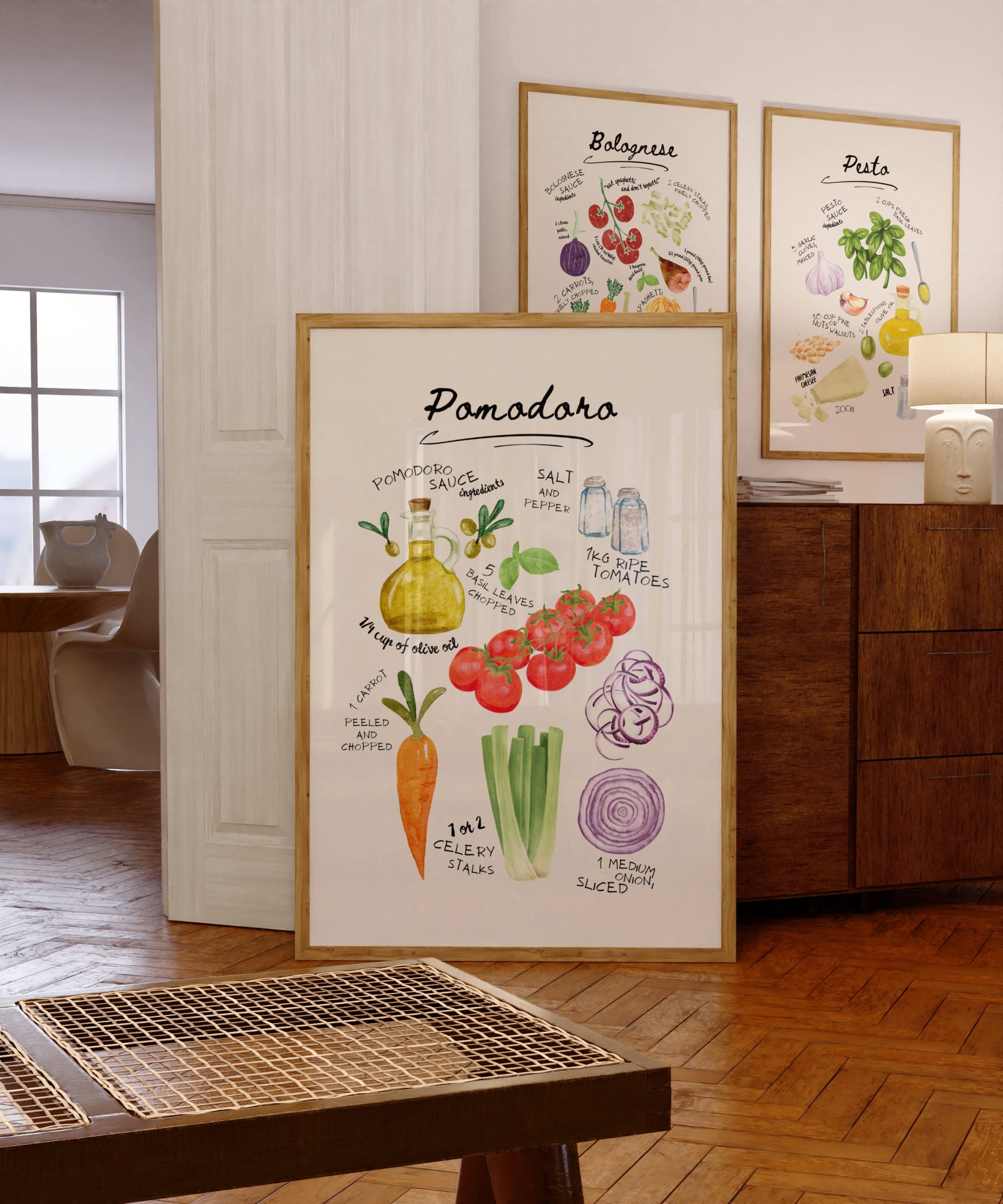 Set of 3 - Ingredients Sauce Recipe - Image 2