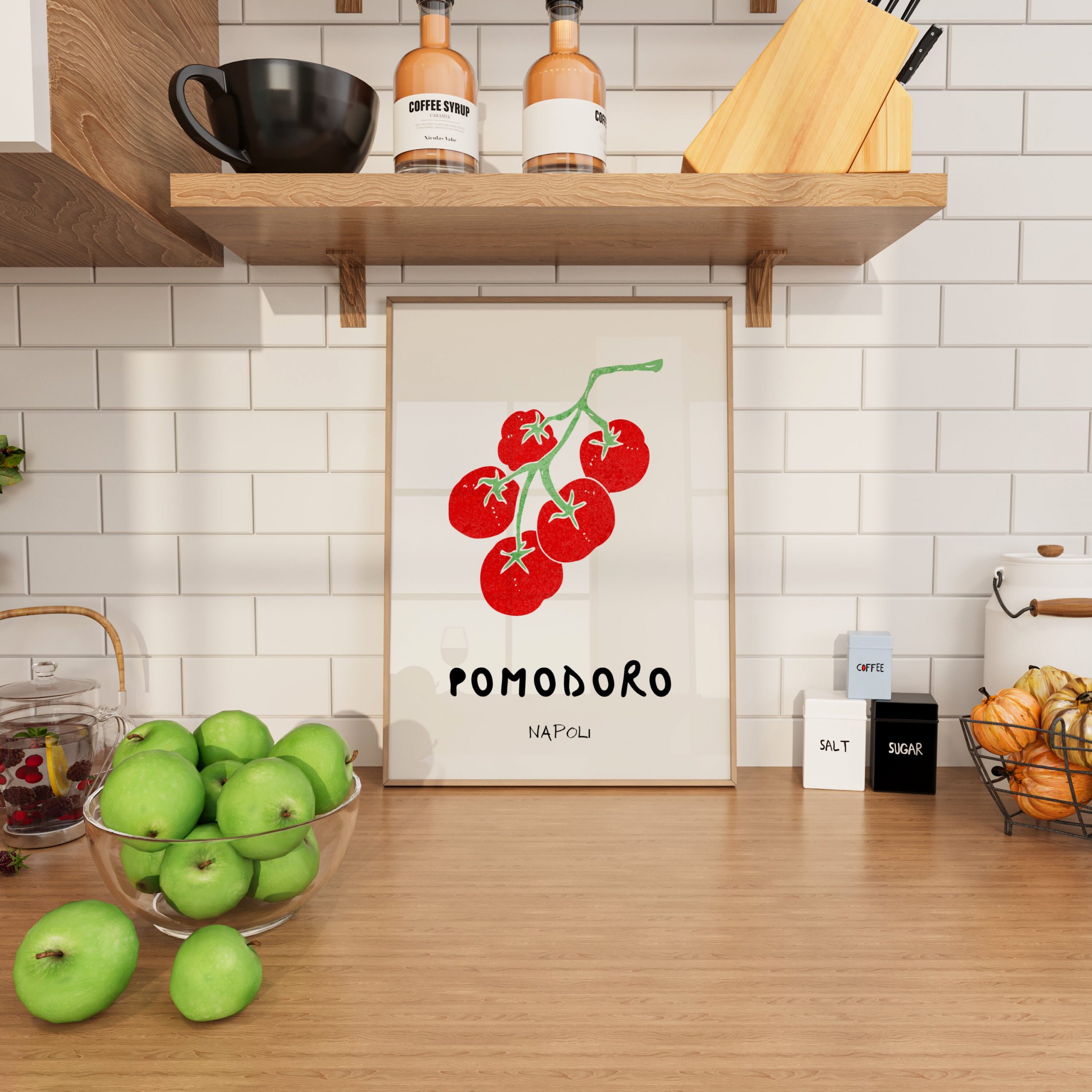 Pomodoro Napoli - Italian Print - Image 2