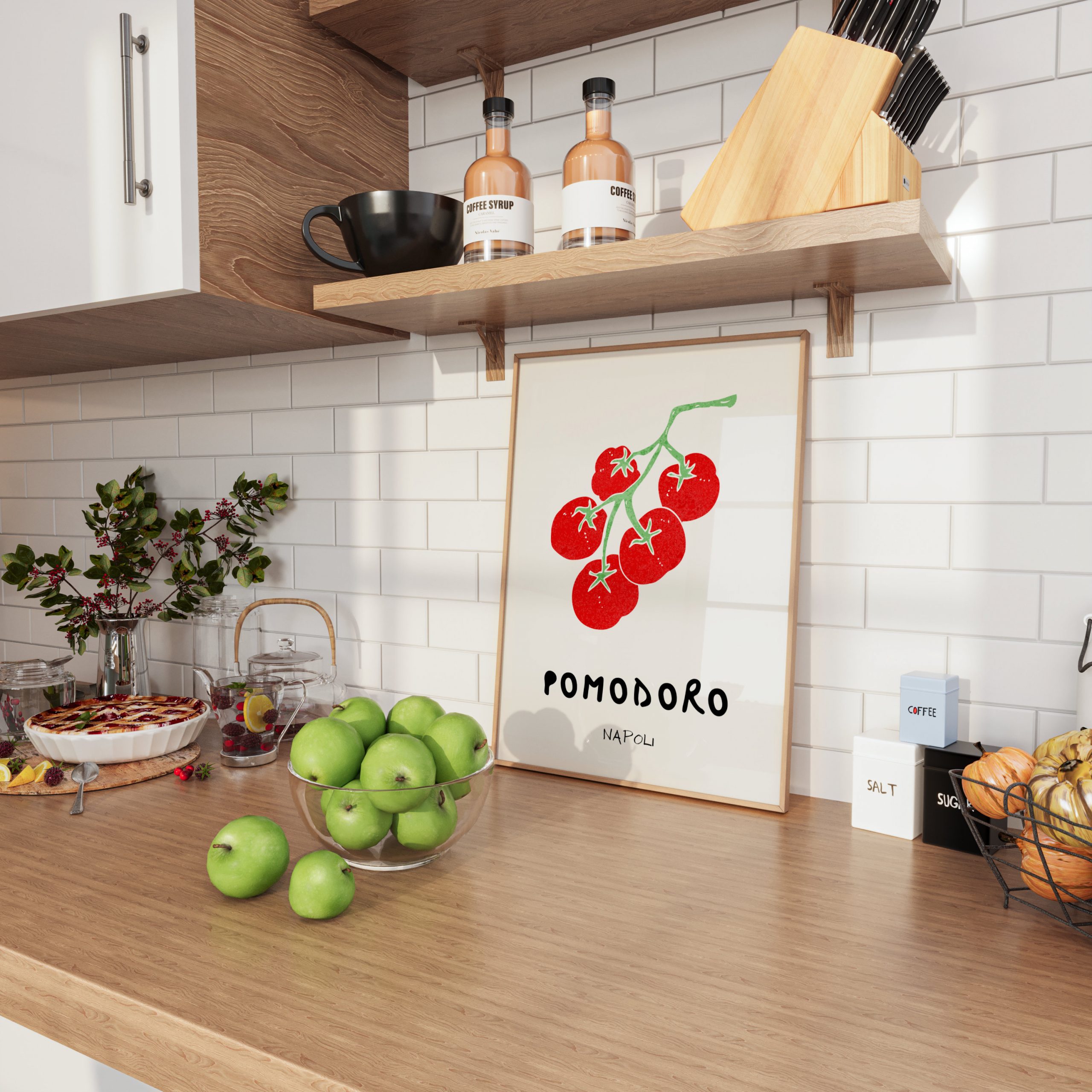 Pomodoro Napoli - Italian Print - Image 4