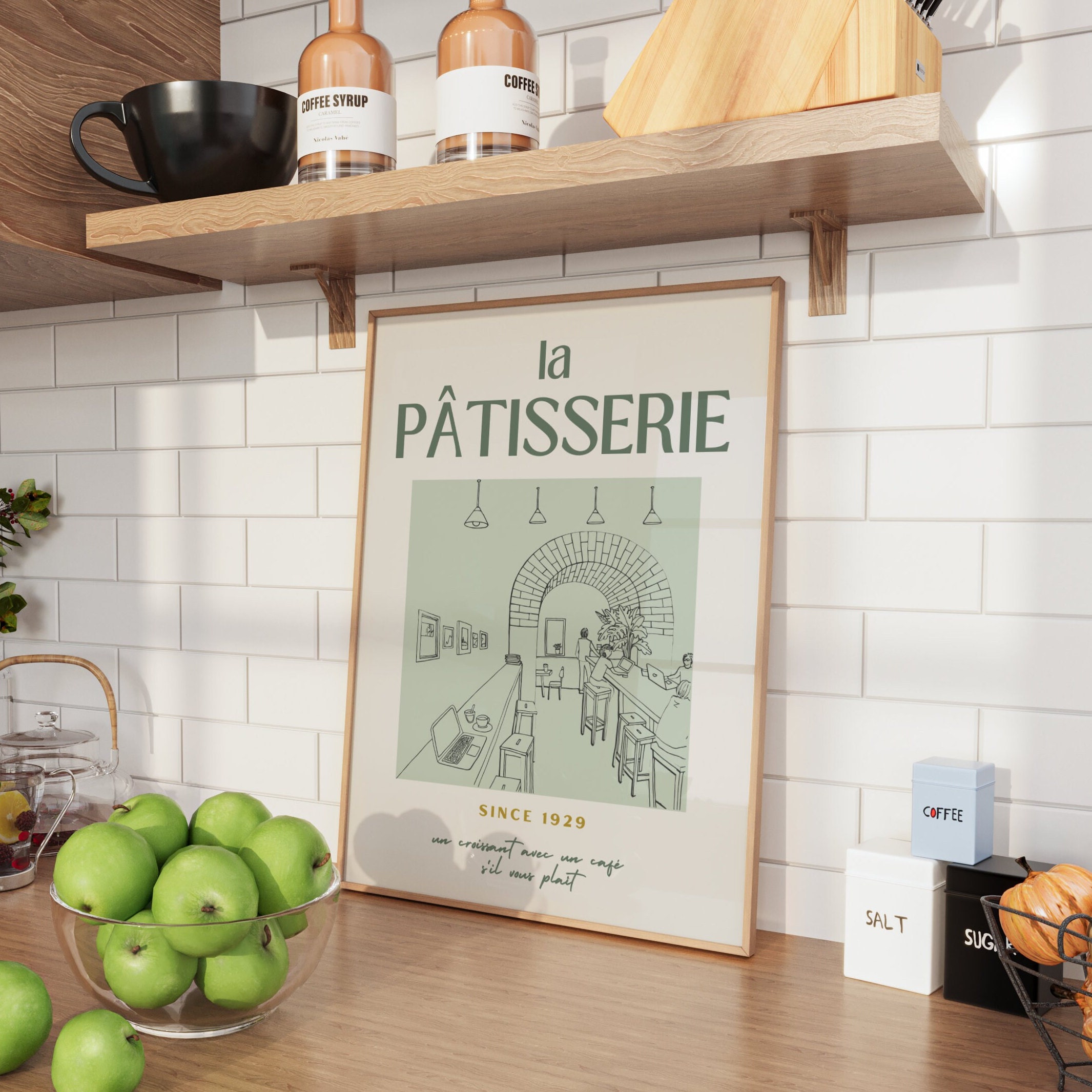 La Pâtisserie Kitchen Print