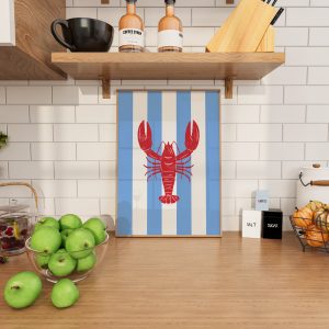 Lobster - Blue Lines Kitchen Mockup