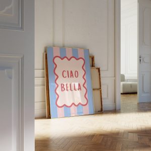 Ciao Bella - Blue Living Room Mockup