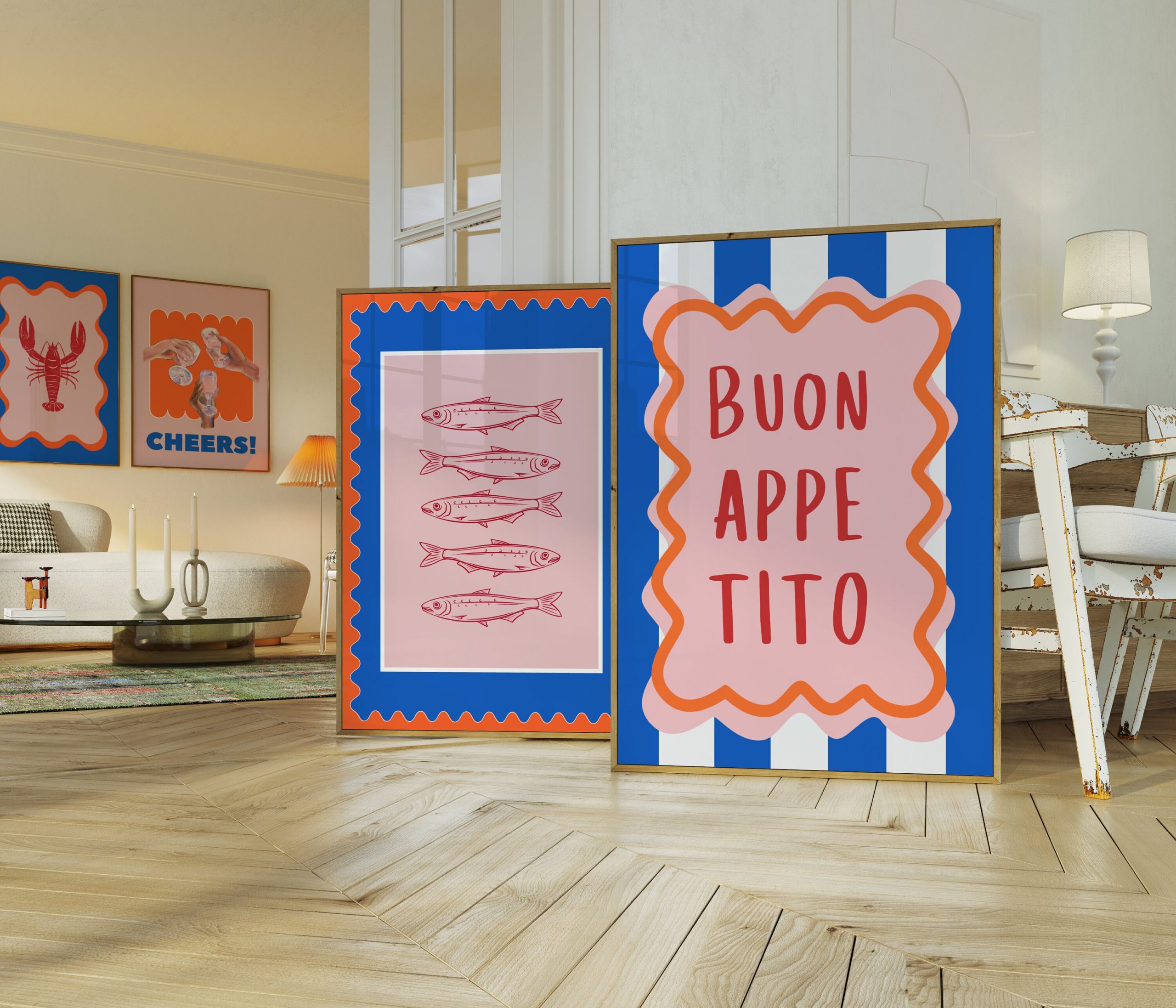 Buon Appetito Eclectic - Blue - Image 6