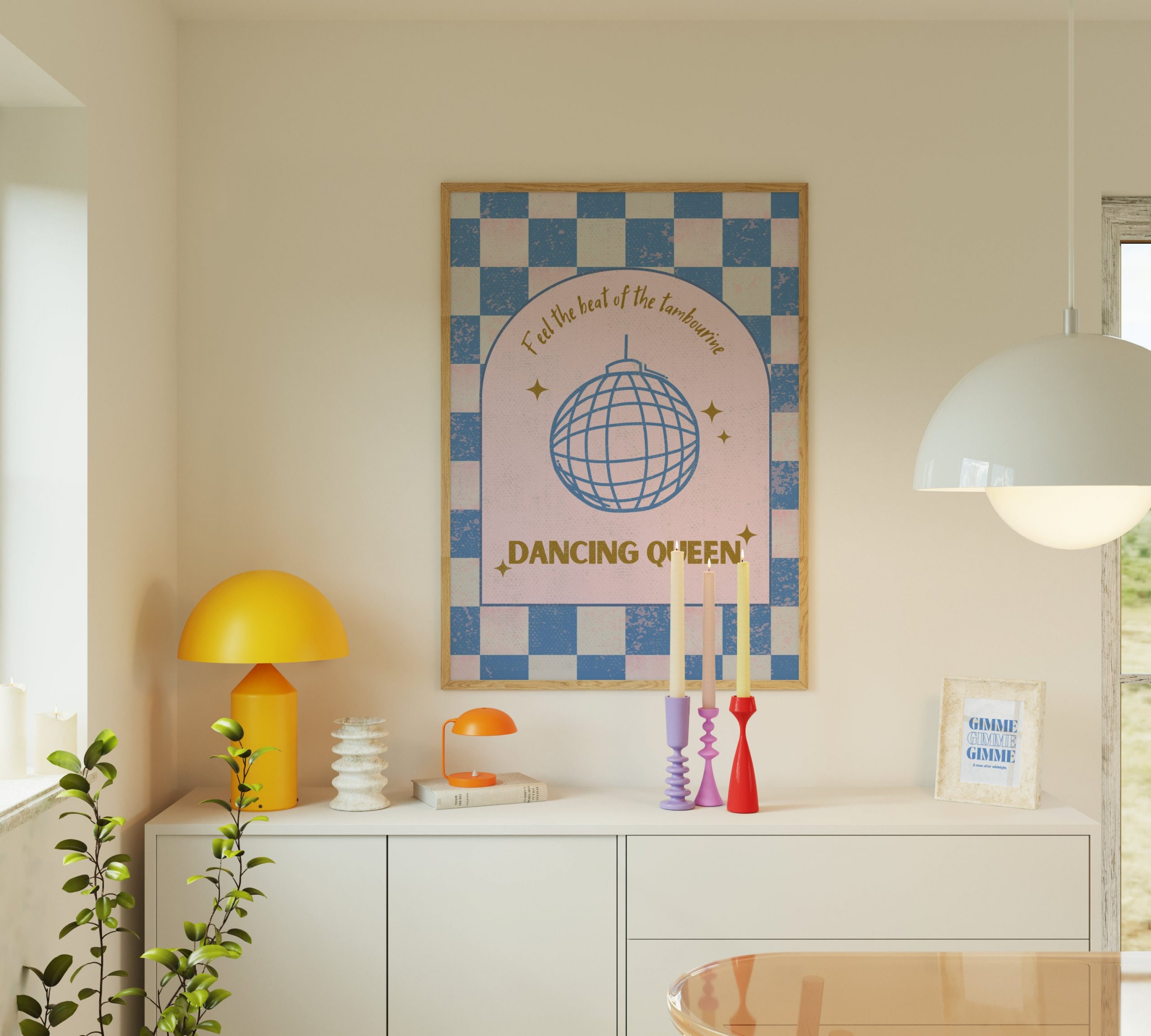 Dancing Queen 70s - Blue - Image 3