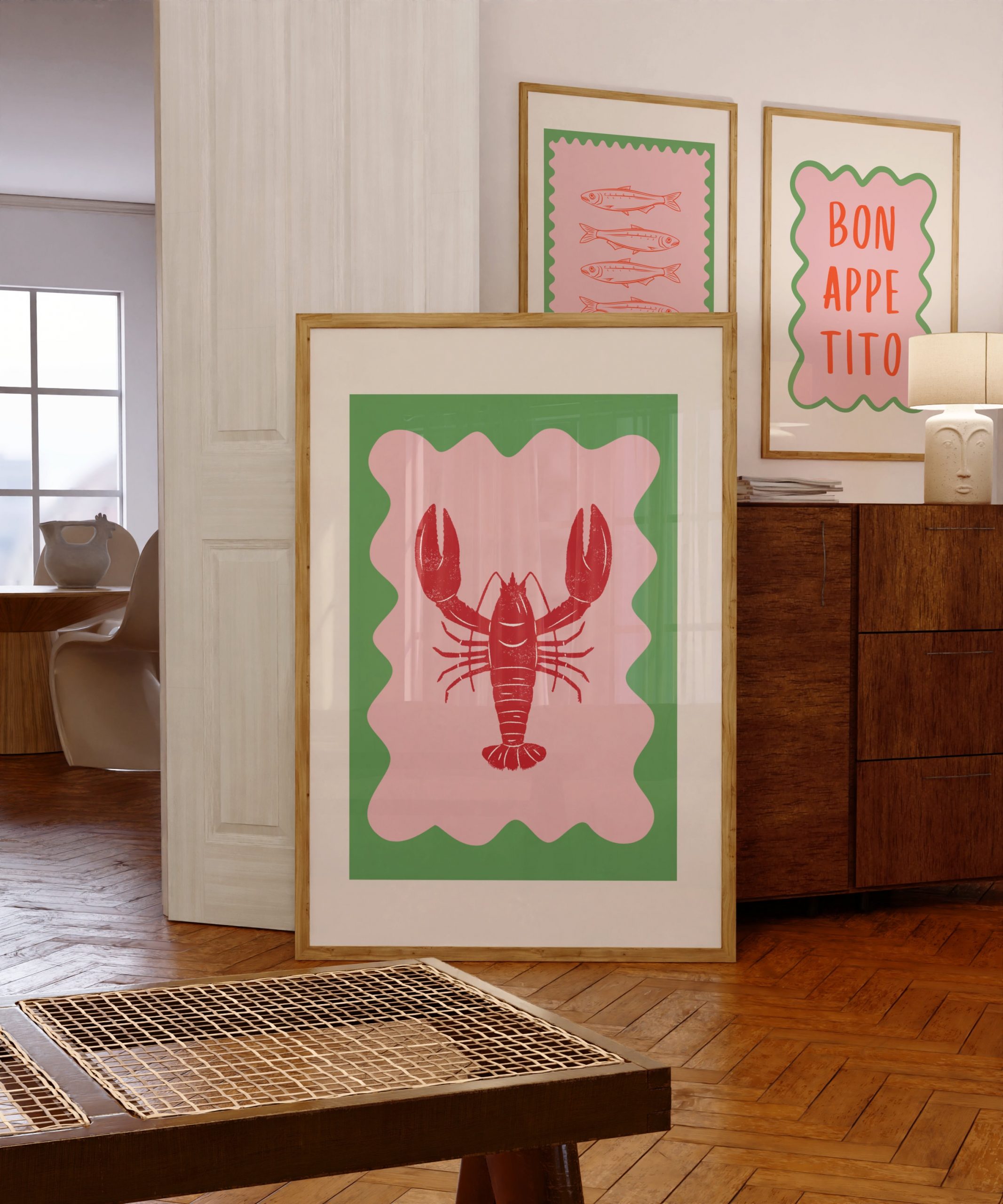 Lobster - Wavy Frame Green - Image 4
